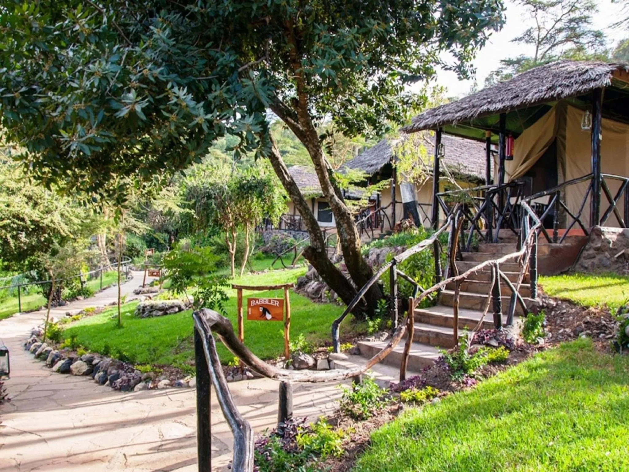 Decorative detail in Crater Lake Tented Camp And Game Sanctuary