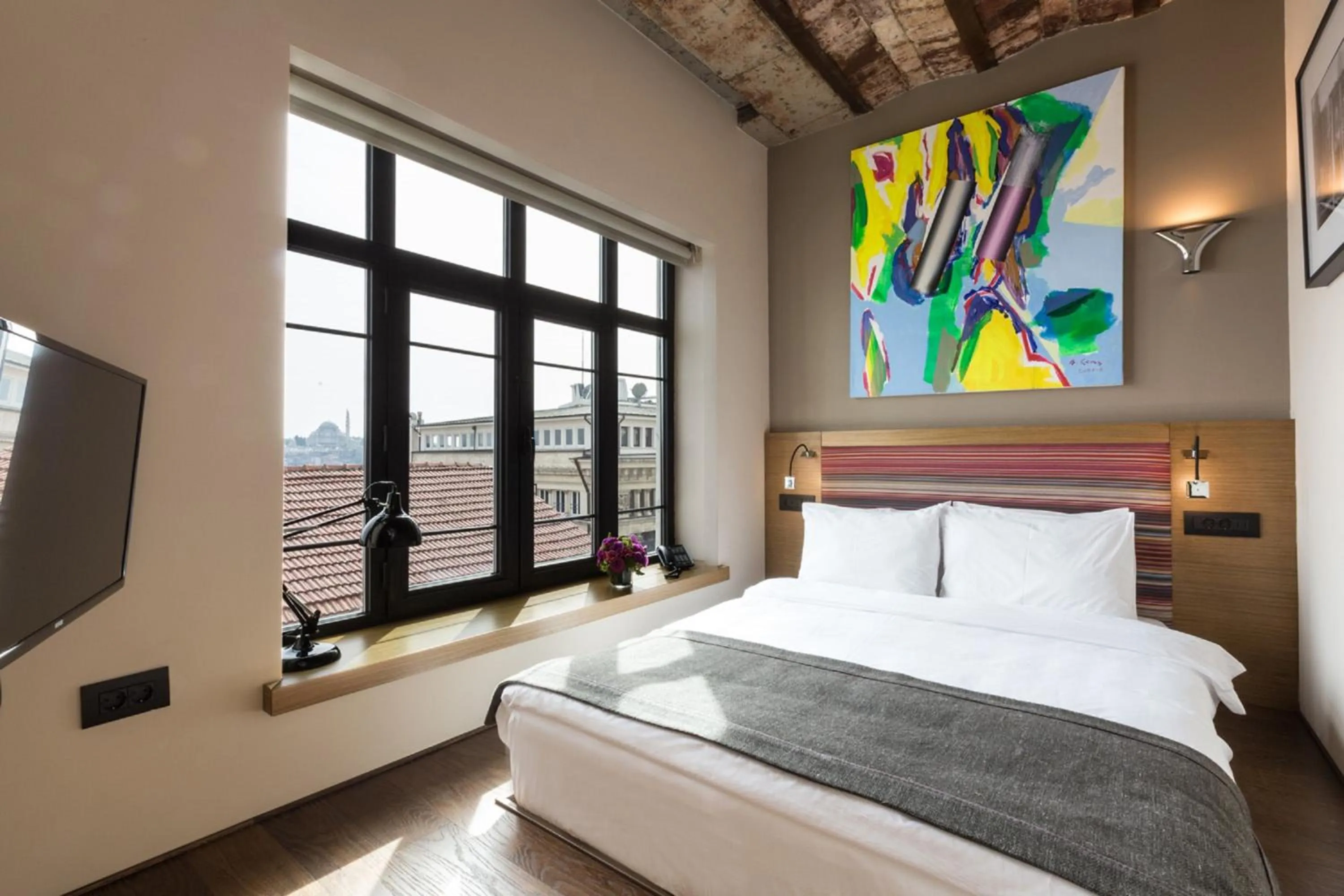 Decorative detail, Bed in Bankerhan Hotel Galata - Adults Only Special Category