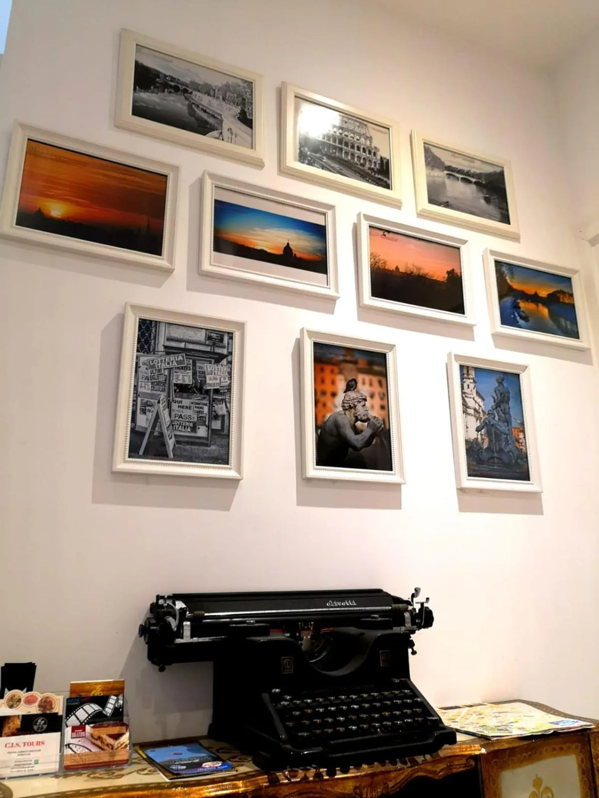 Lobby or reception in La Chiave di Roma