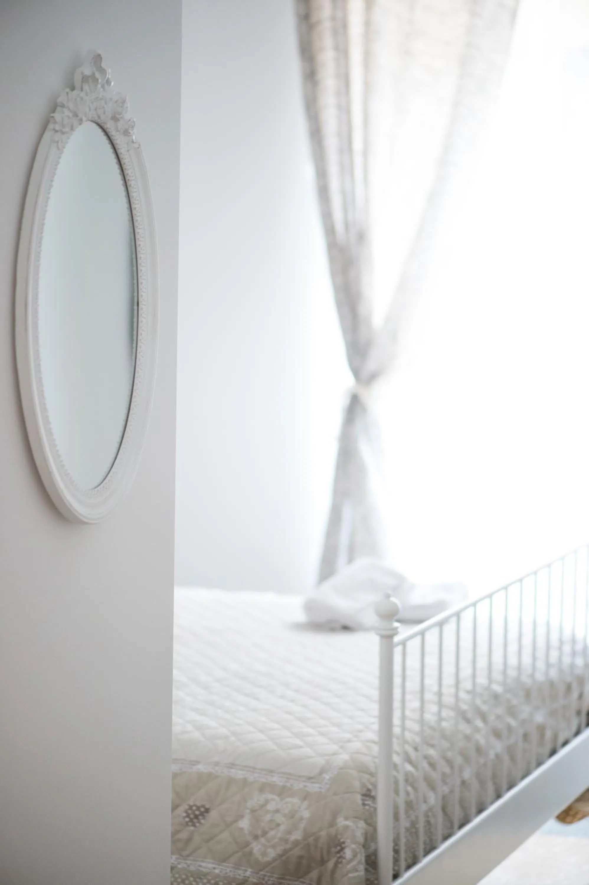 Decorative detail, Bed in La Chiave di Roma