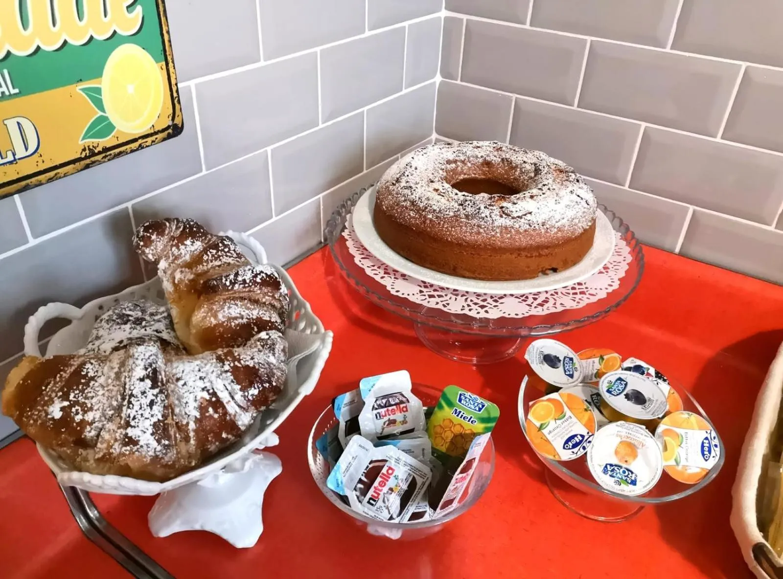 Continental breakfast in La Chiave di Roma
