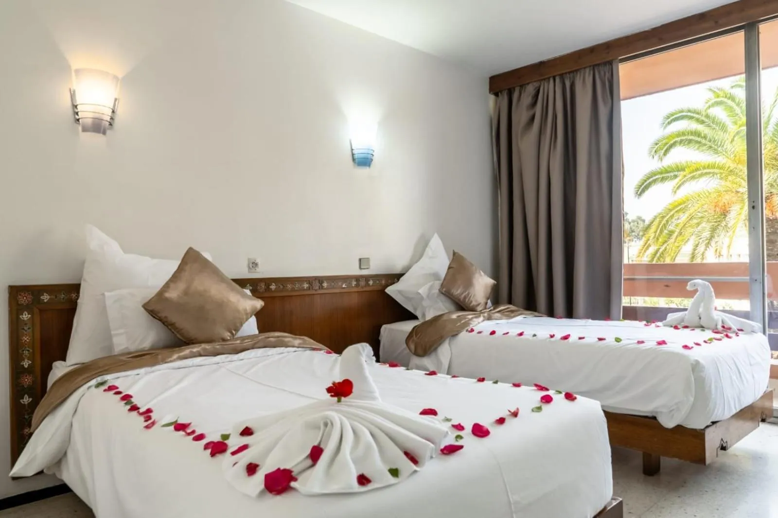 Bed in Hotel Le Grand Imilchil