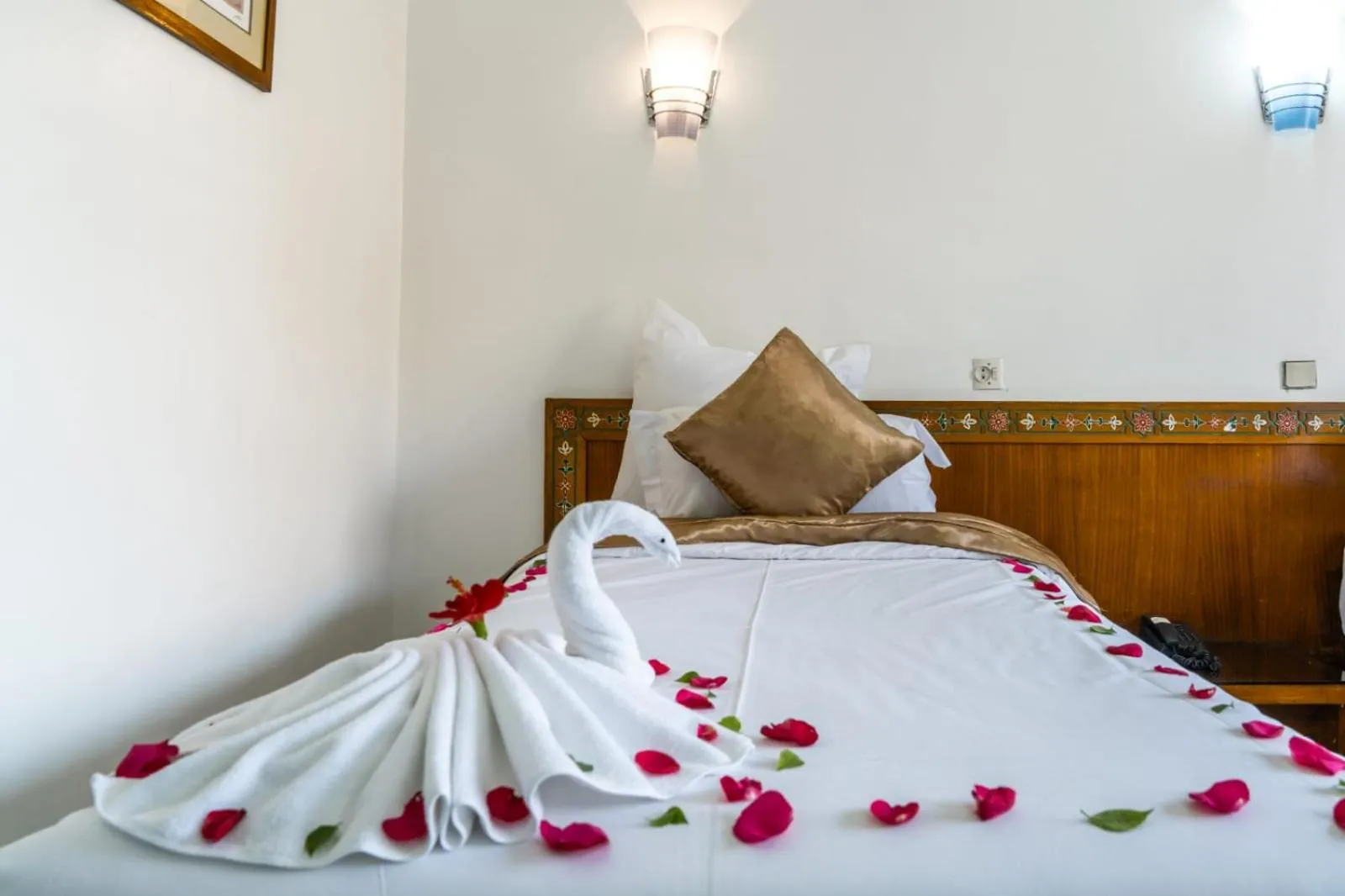 Bed in Hotel Le Grand Imilchil