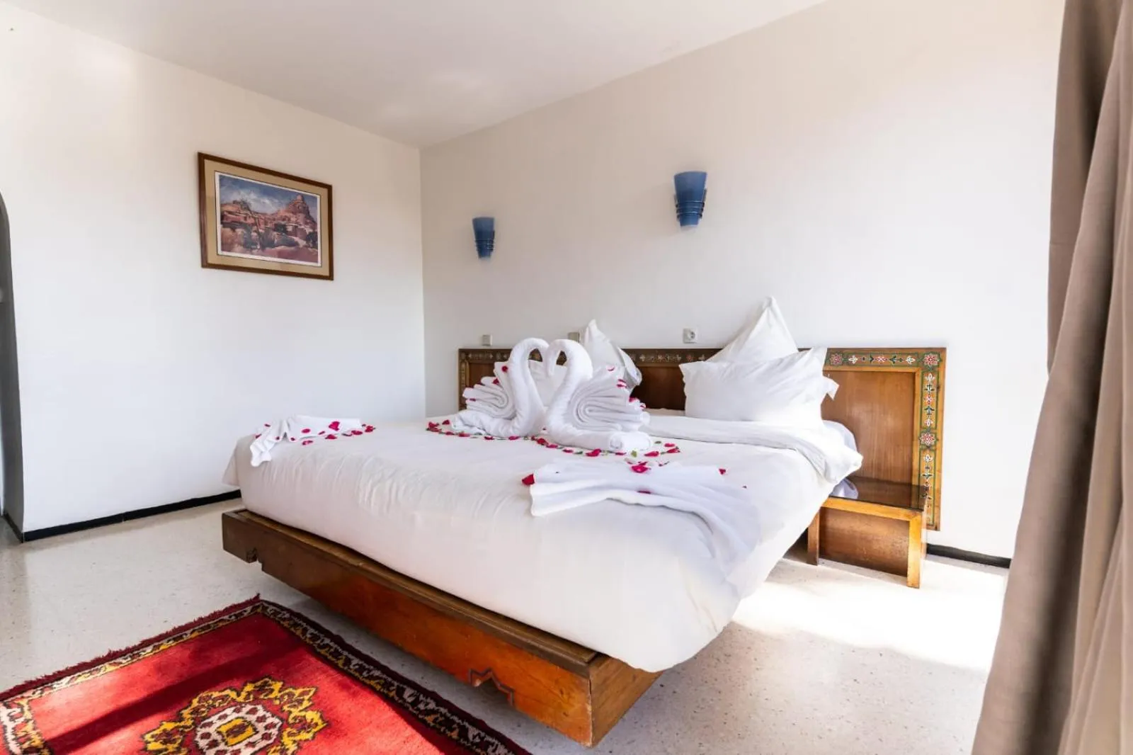 Bed in Hotel Le Grand Imilchil