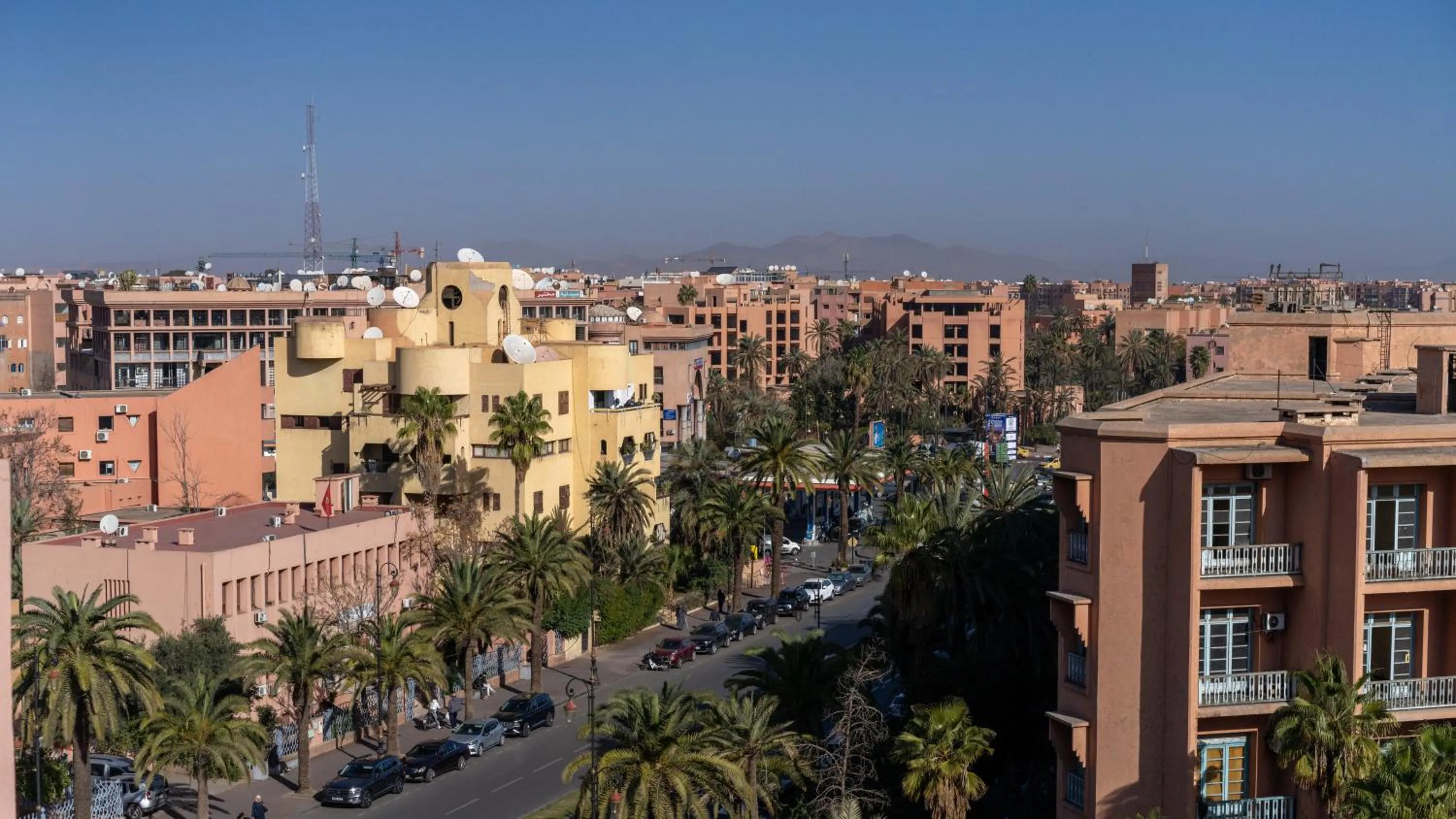 City view in Hotel Le Grand Imilchil