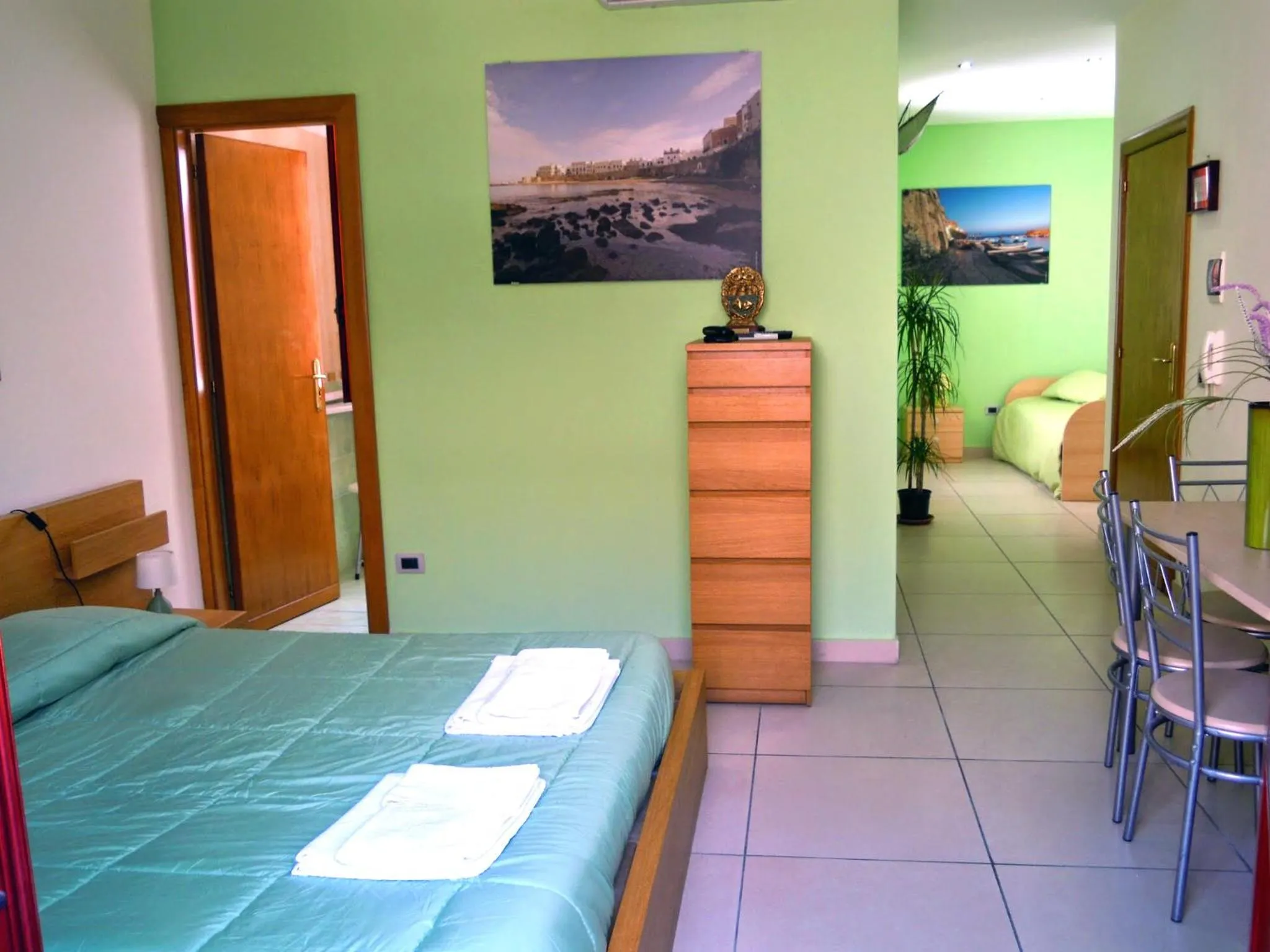 Bedroom, Bed in B&B del Lungomare