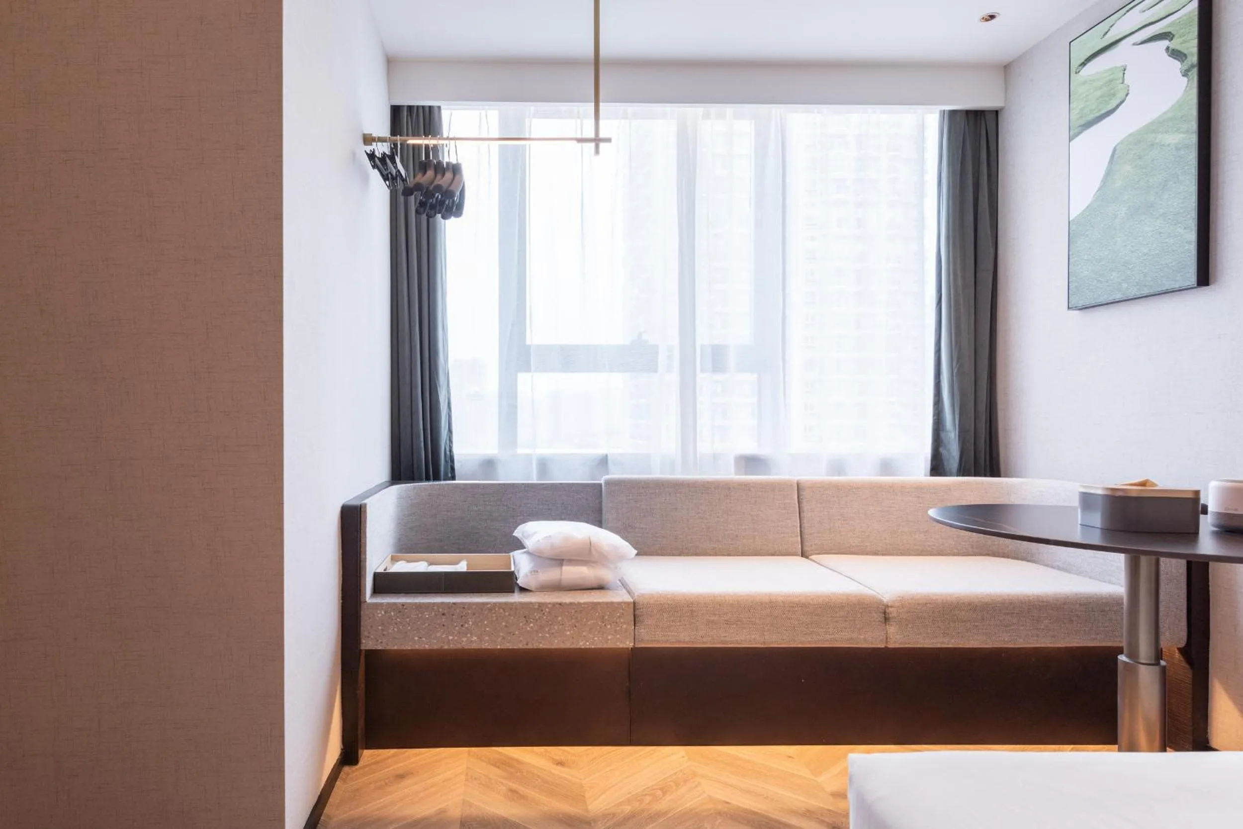 Seating area in Atour Hotel Wuhan Wuchang Zhongnan Road