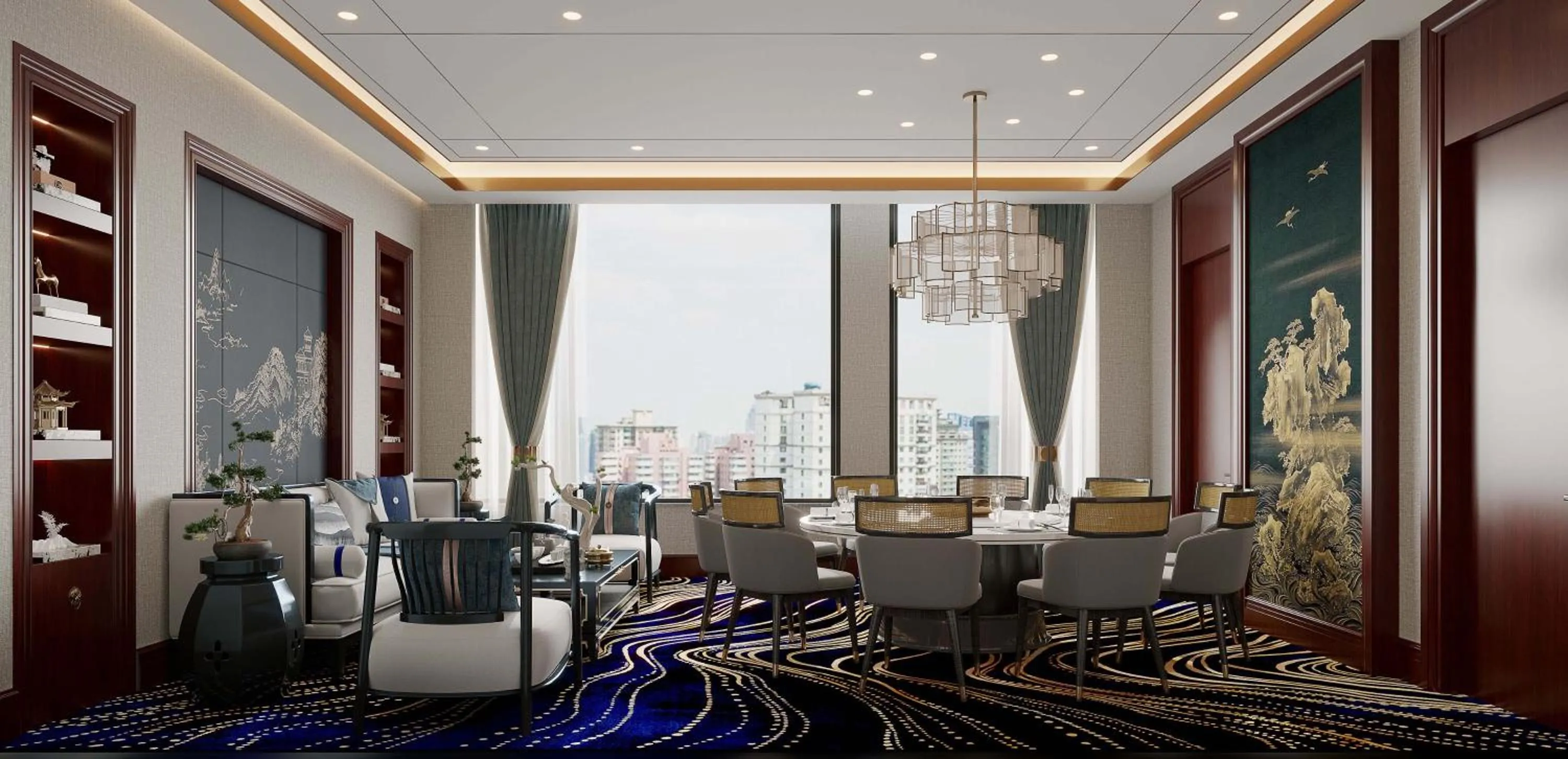 Restaurant/places to eat in Meilun Hotel Shanghai Hongqiao Hub