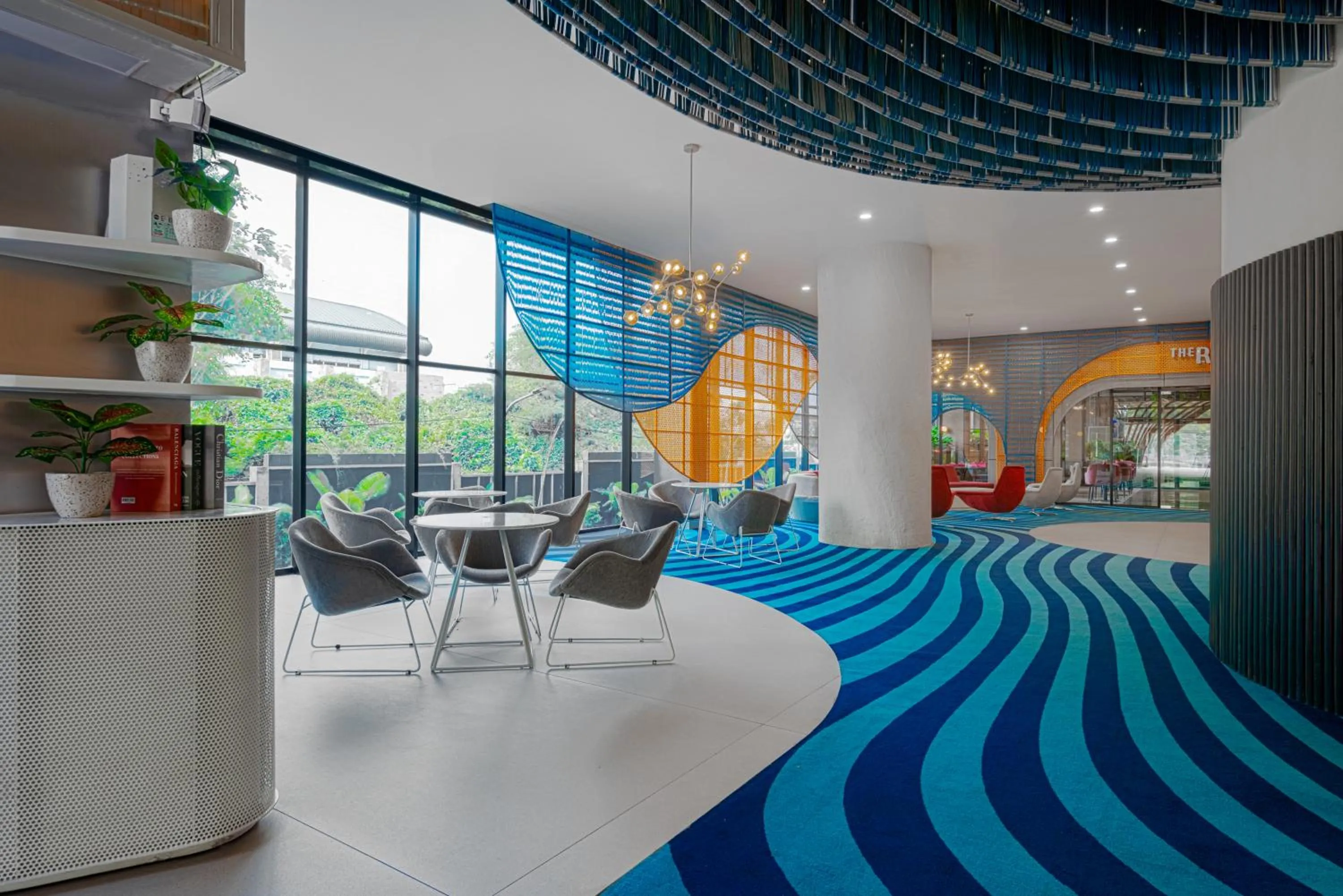 Lobby or reception in EXCOTEL Design Hotel Surabaya