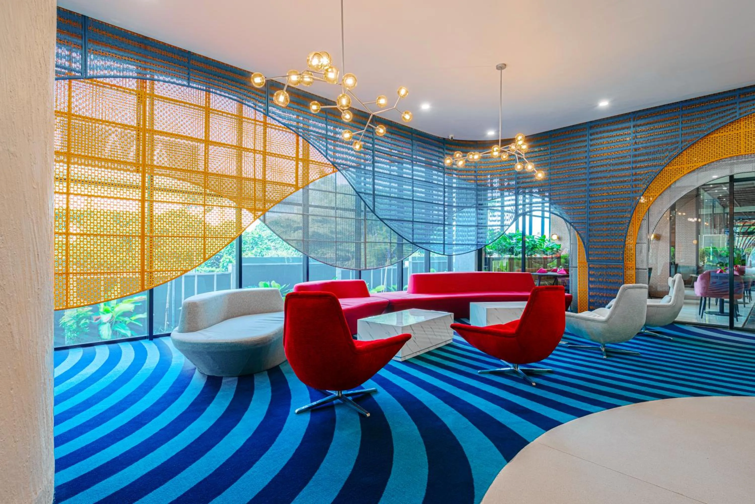 Lobby or reception in EXCOTEL Design Hotel Surabaya