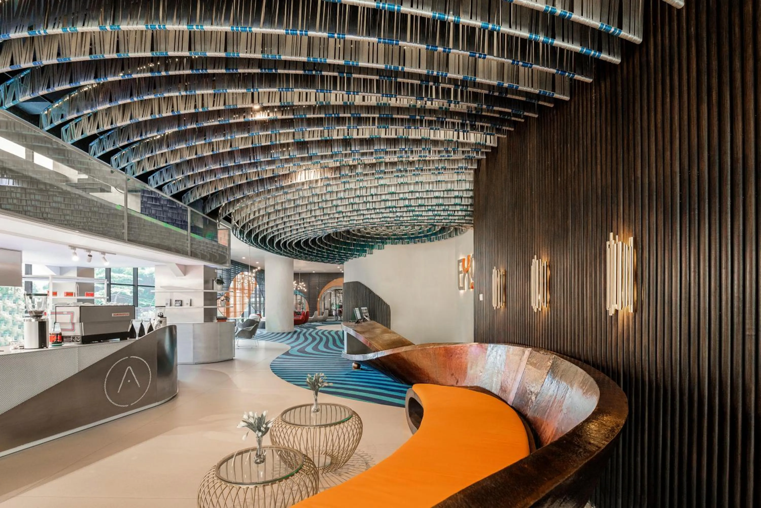 Lobby or reception in EXCOTEL Design Hotel Surabaya