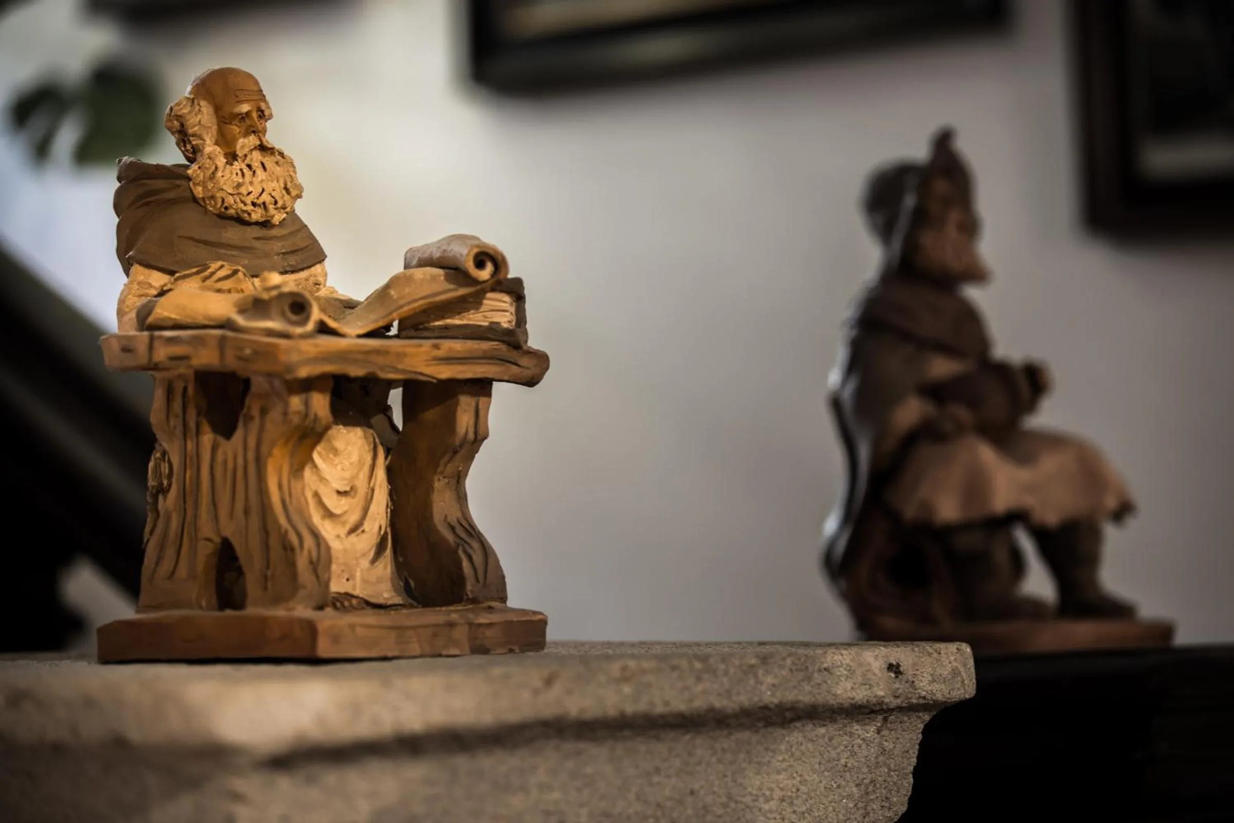 Decorative detail in Hotel Monumento Pazo de Orbán