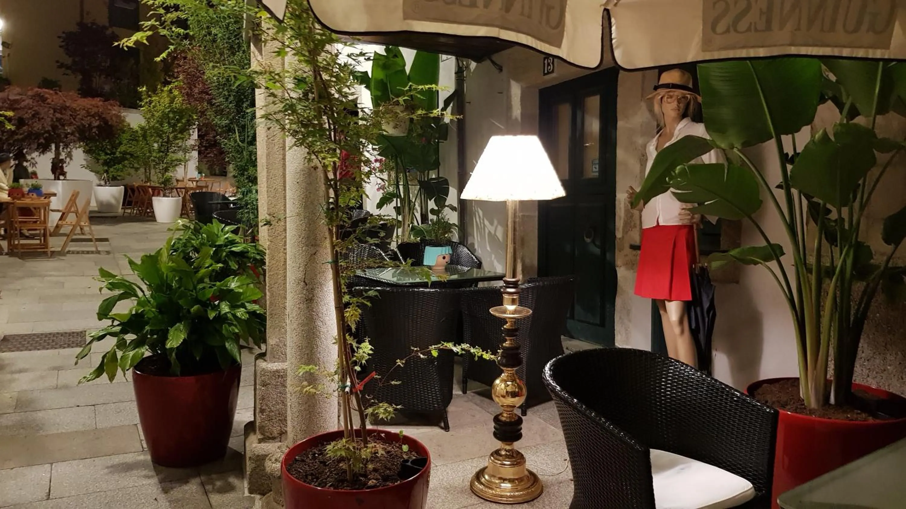 Balcony/Terrace in Hotel Monumento Pazo de Orbán