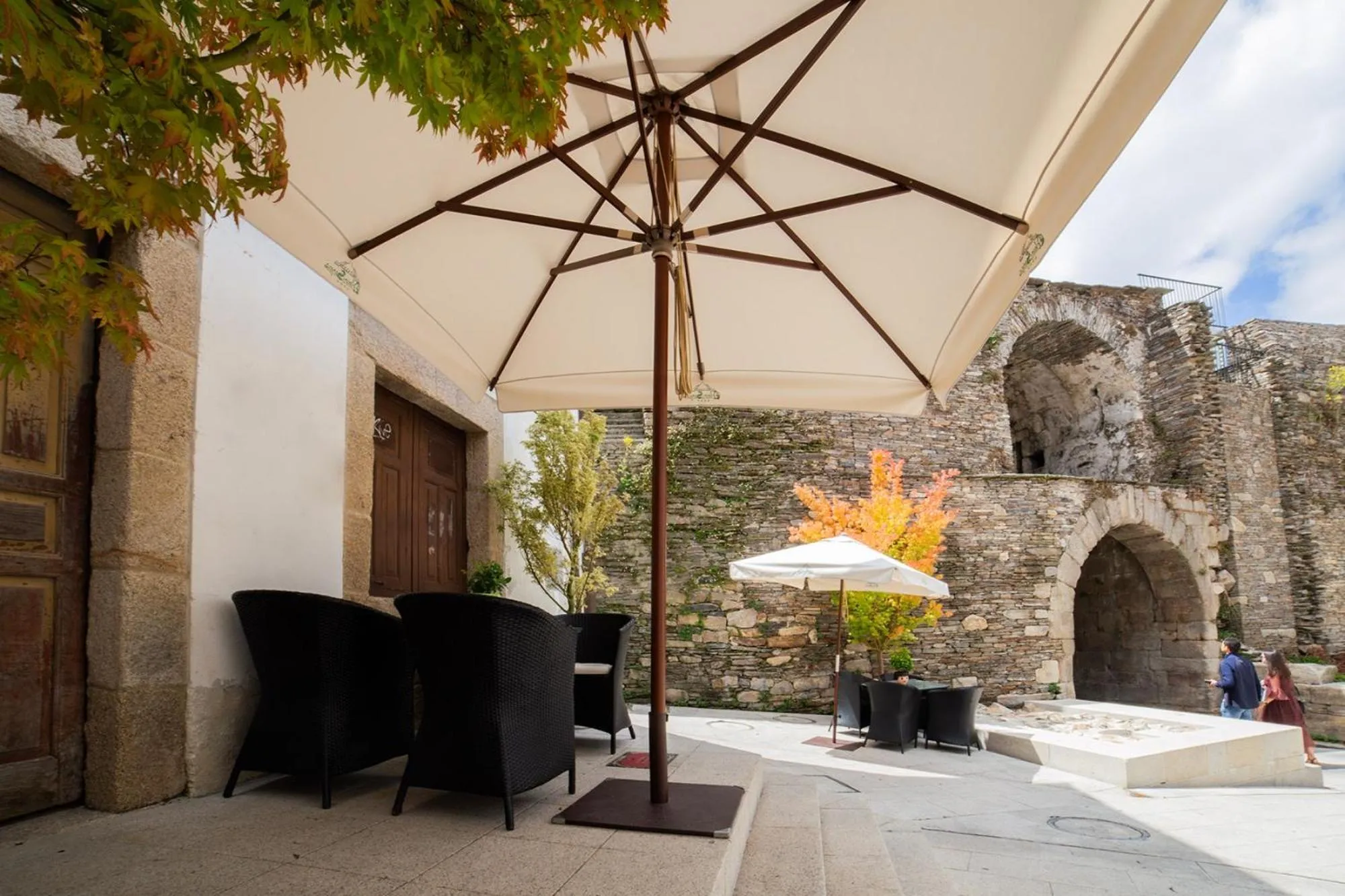 Balcony/Terrace in Hotel Monumento Pazo de Orbán