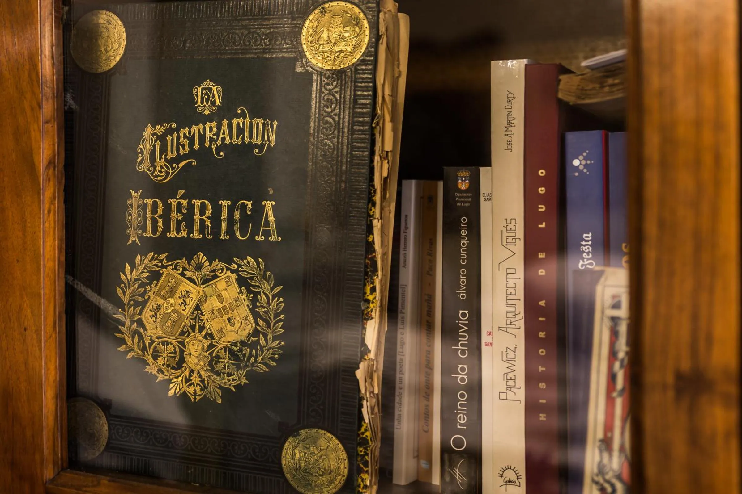 Decorative detail in Hotel Monumento Pazo de Orbán