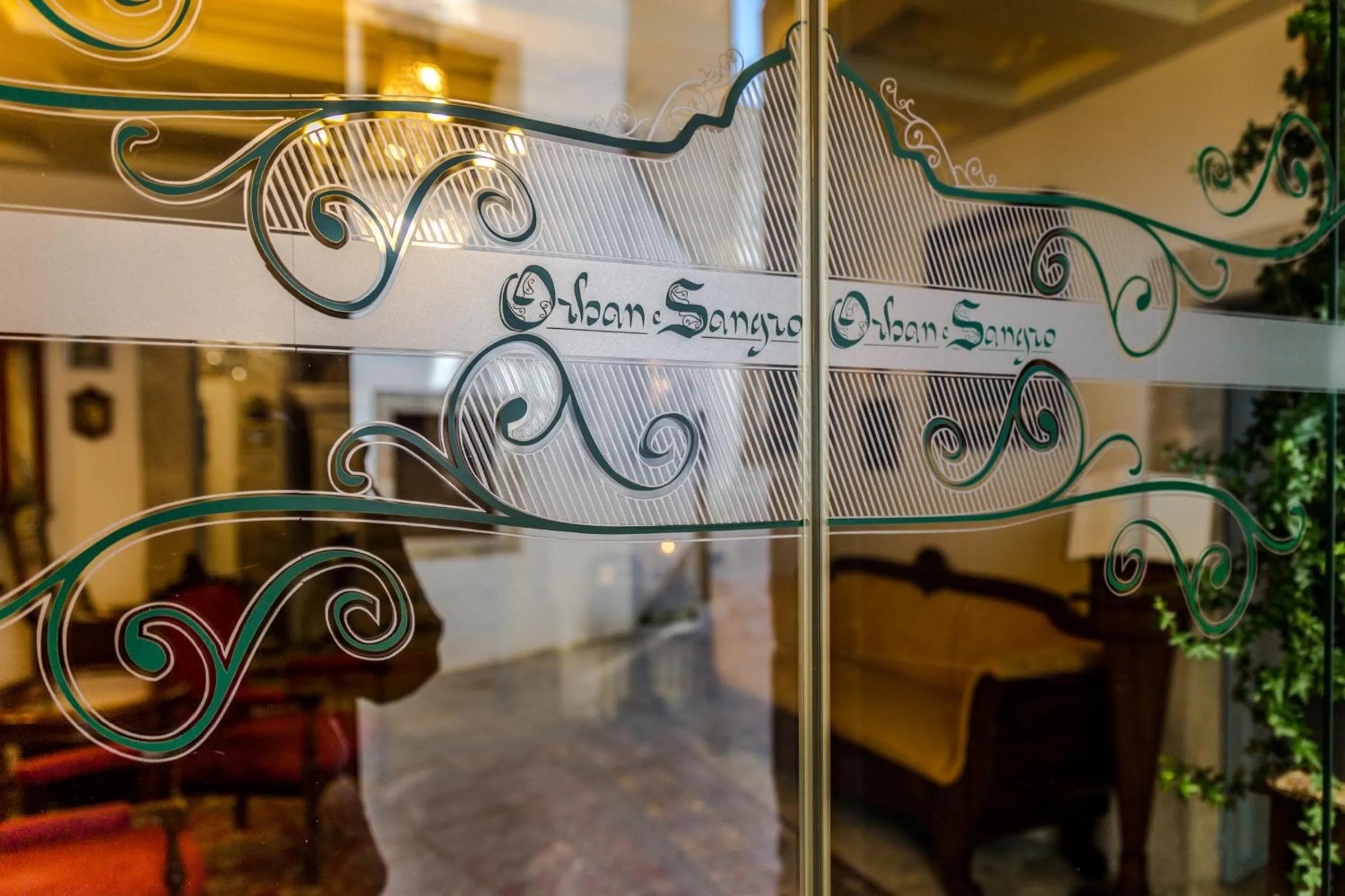 Decorative detail in Hotel Monumento Pazo de Orbán