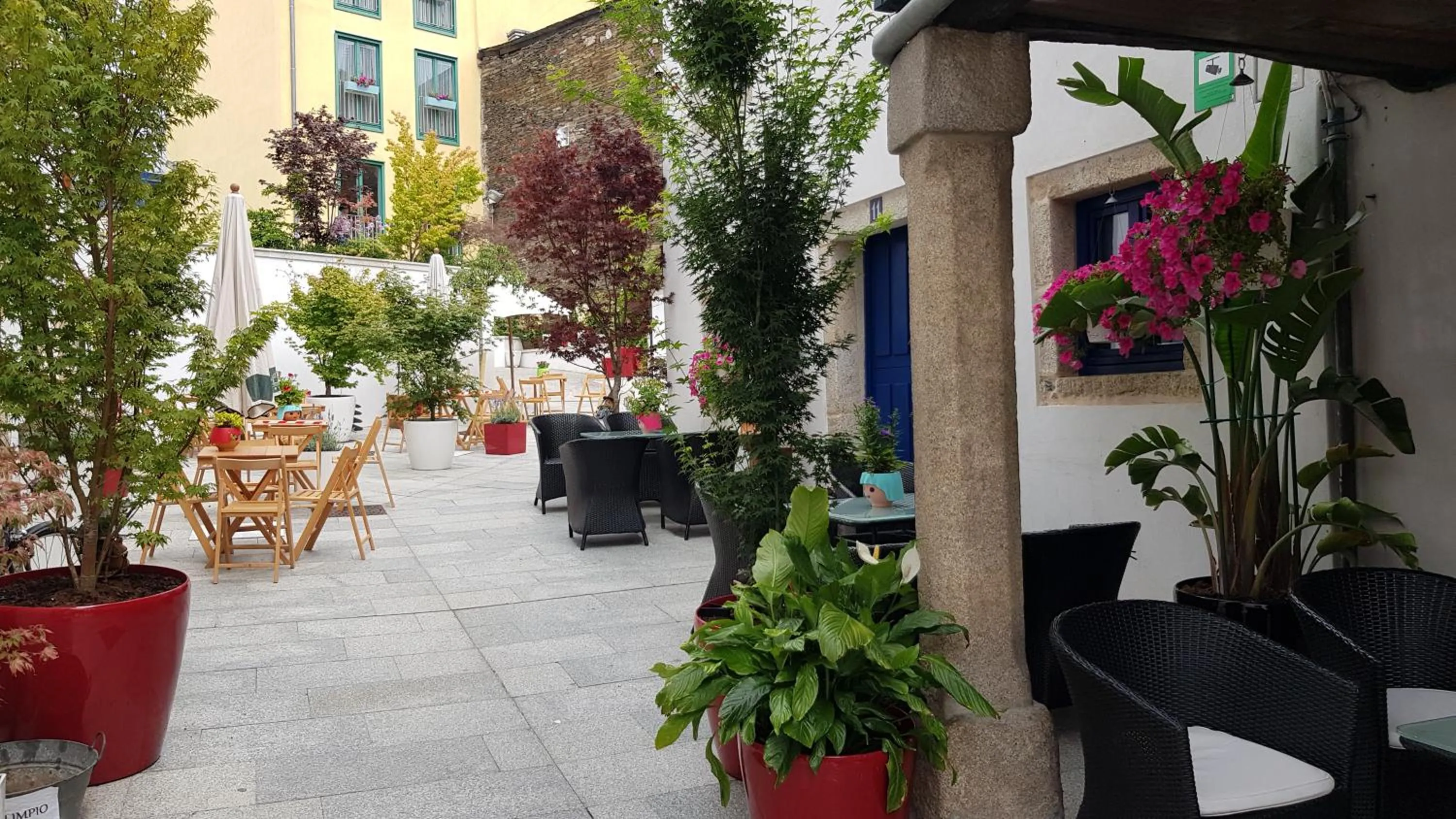 Balcony/Terrace in Hotel Monumento Pazo de Orbán