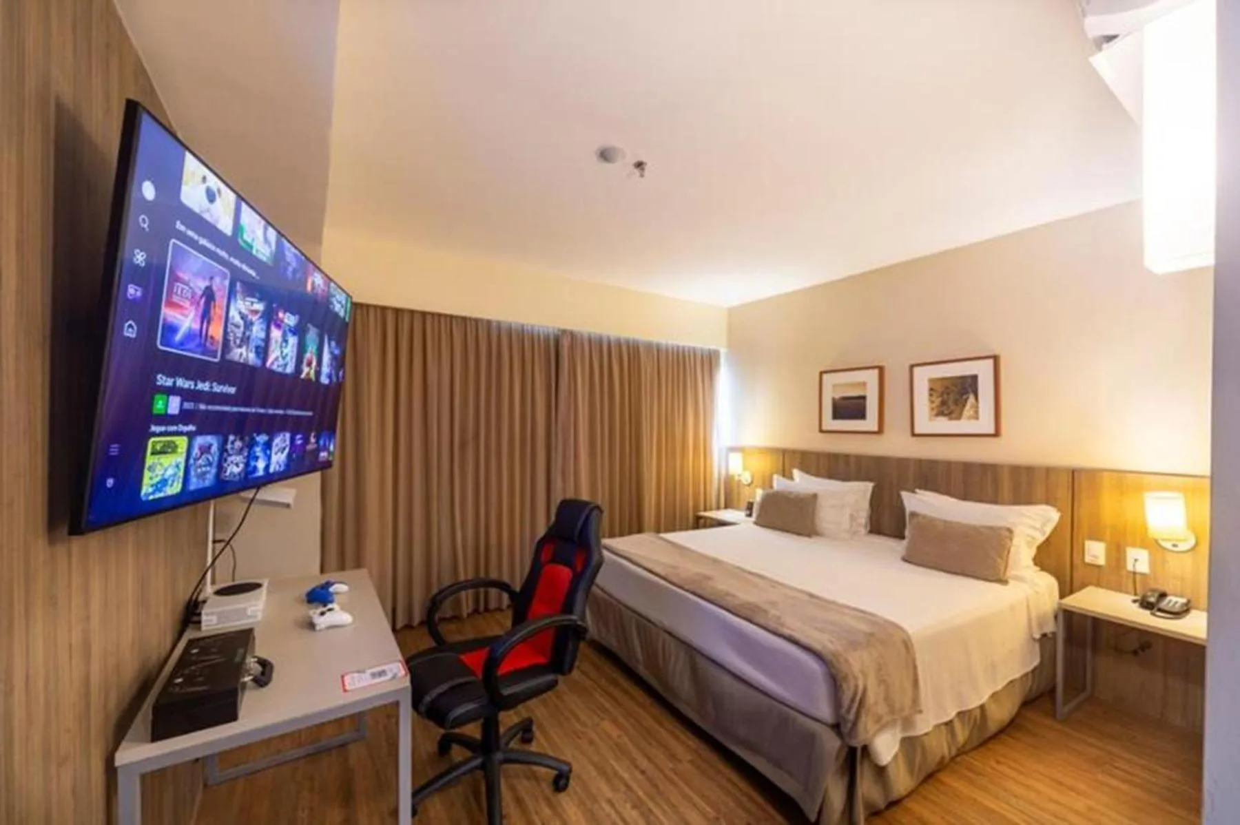 Bedroom, Bed in Intercity Salvador Aeroporto