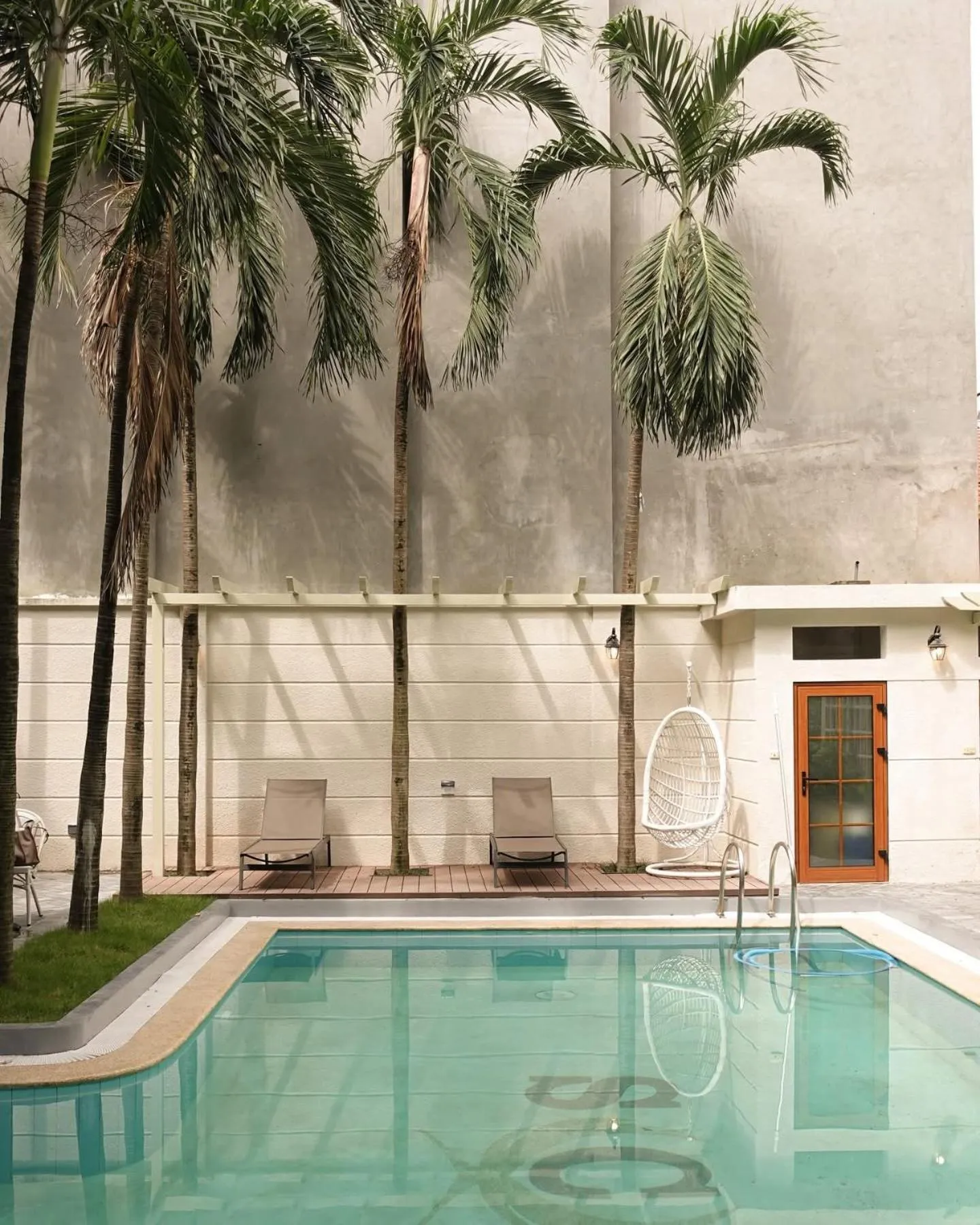 Pool view in Éclectique Hanoi Homestay