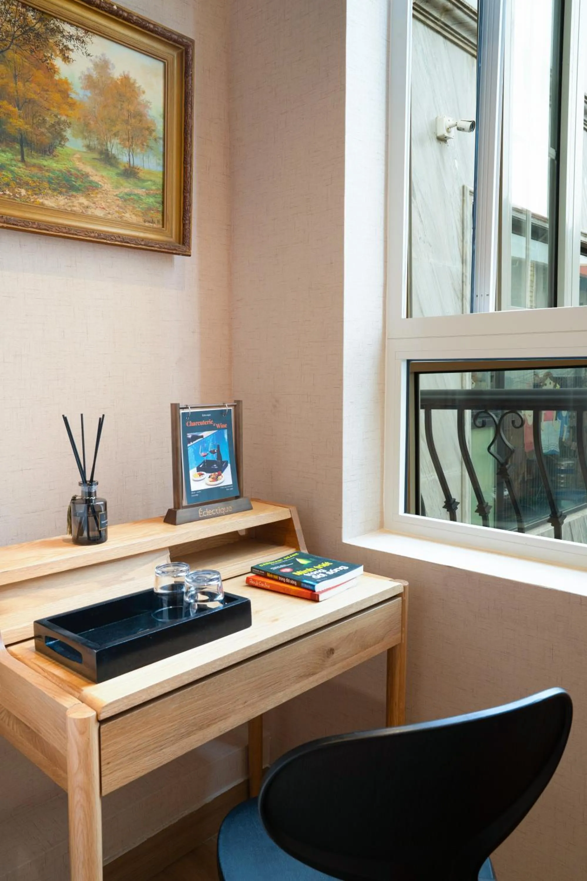 Decorative detail in Éclectique Hanoi Homestay