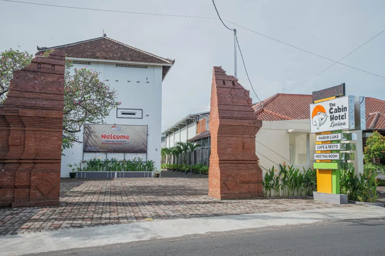 Property building in The Cabin Hotel Lovina Bali