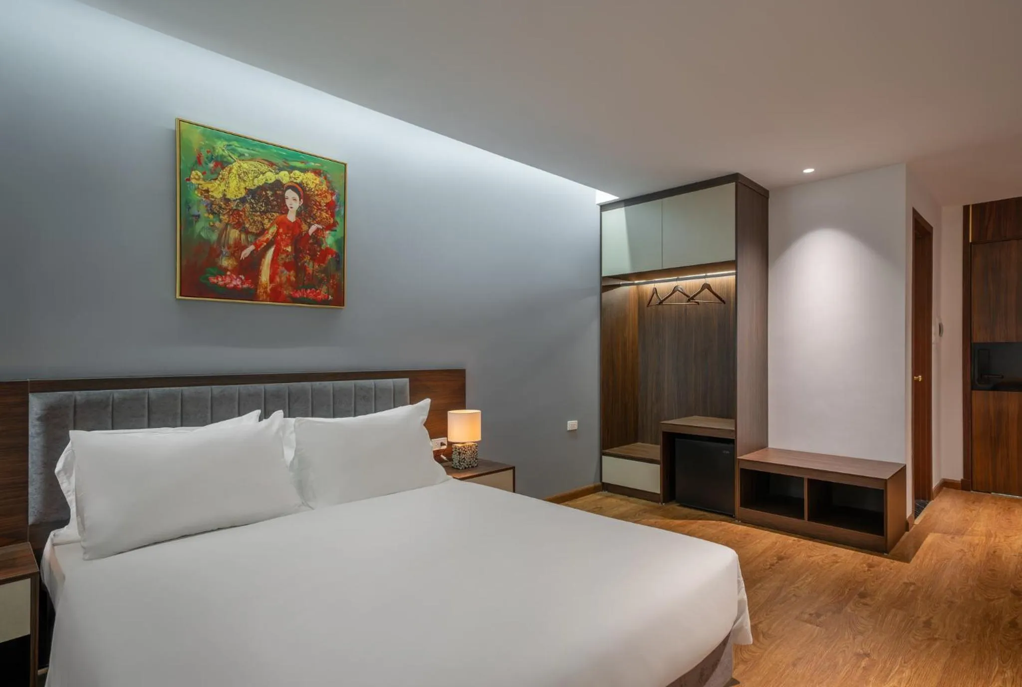 Bedroom, Bed in Luxe Paradise Hotel Nguyen Khac Hieu