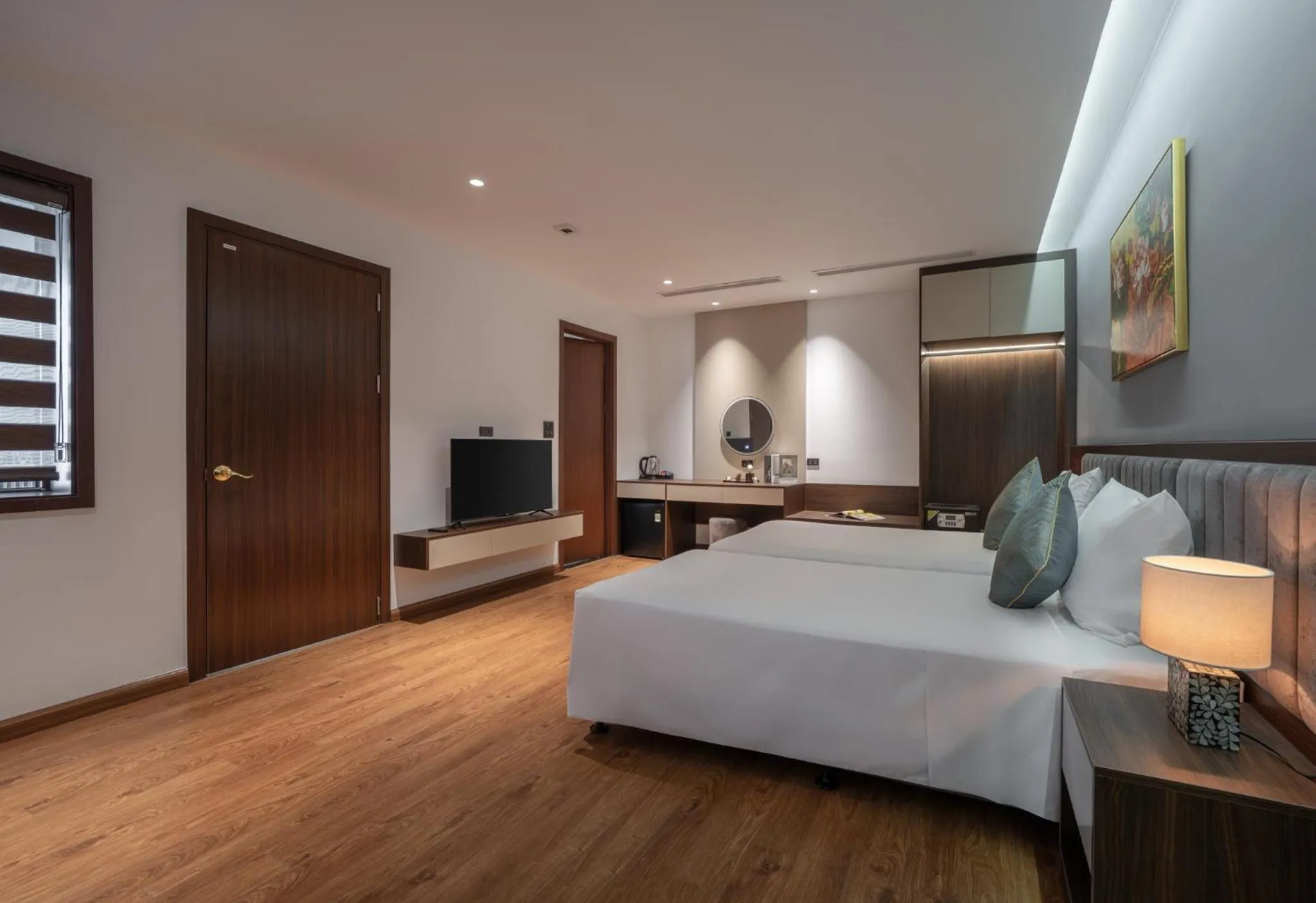 Bedroom, Bed in Luxe Paradise Hotel Nguyen Khac Hieu