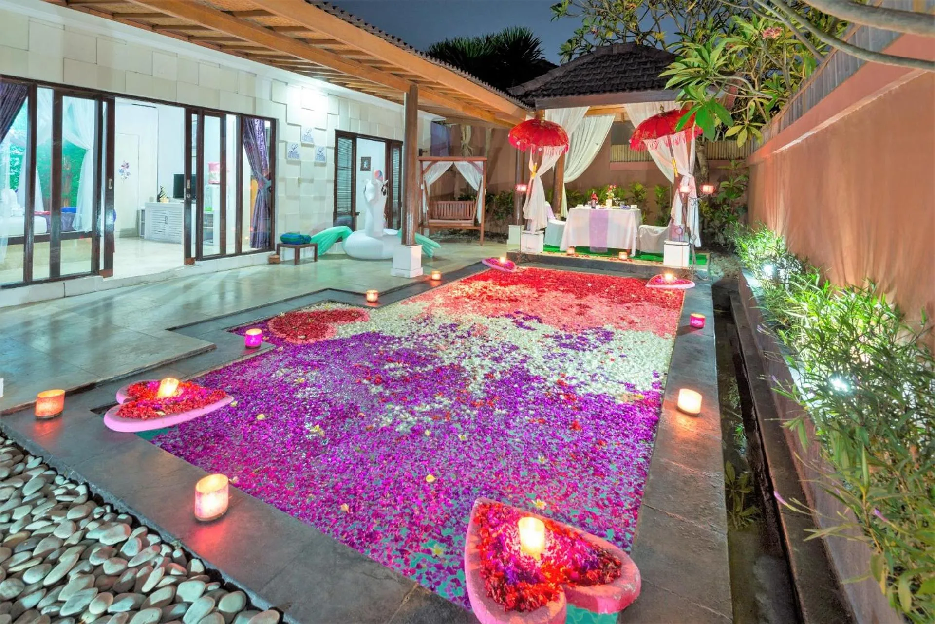 Night in Private Pool Villas Kuta Bali