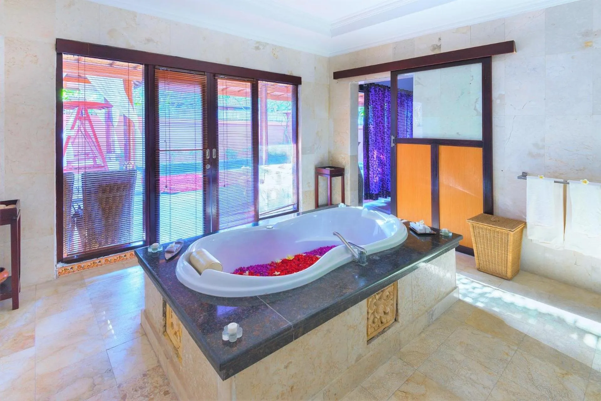 Bath in Private Pool Villas Kuta Bali