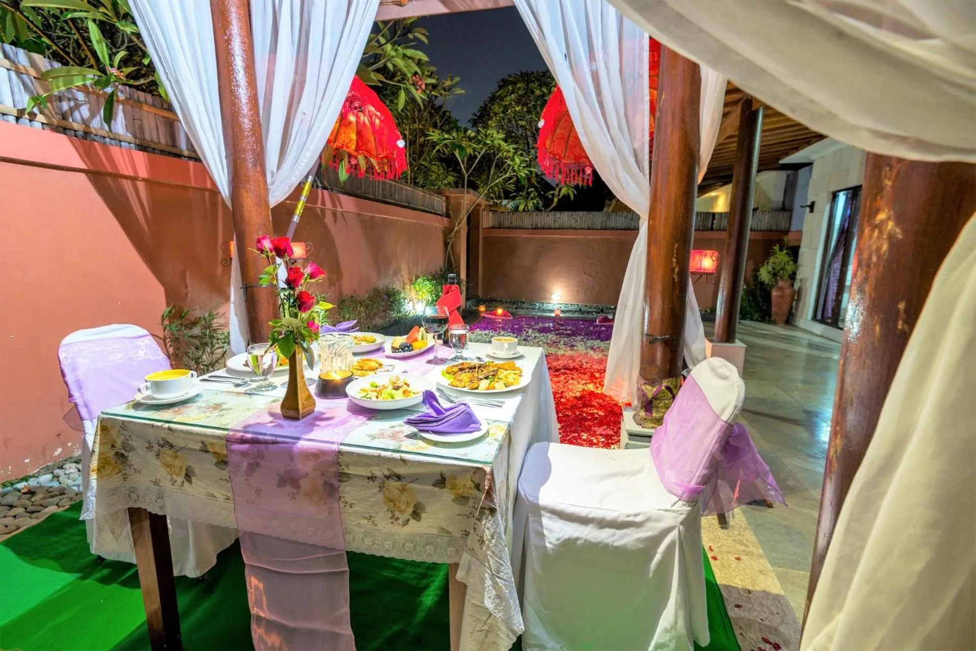 Food and drinks in Private Pool Villas Kuta Bali