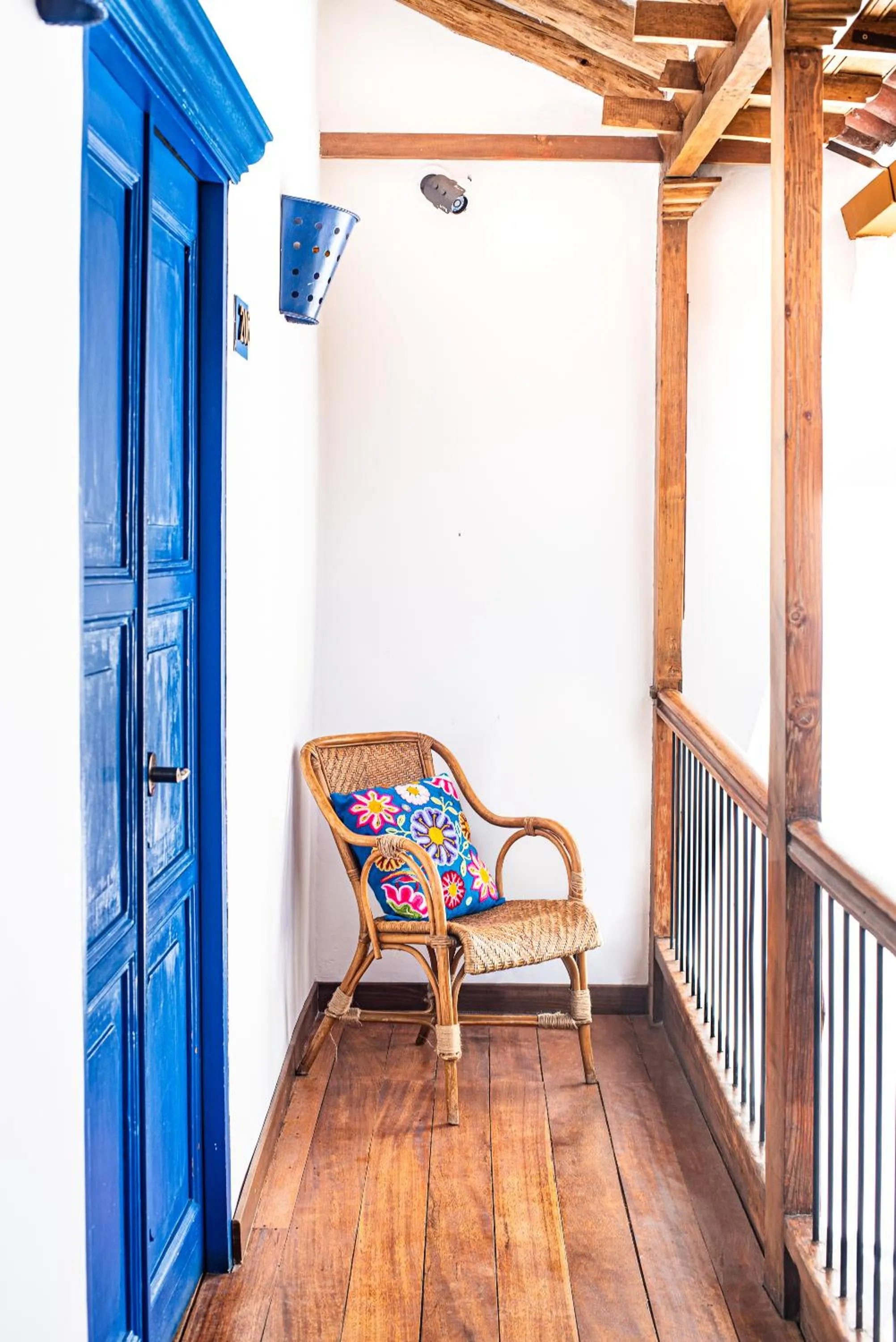 Decorative detail in Quinta San Blas by Ananay Hotels