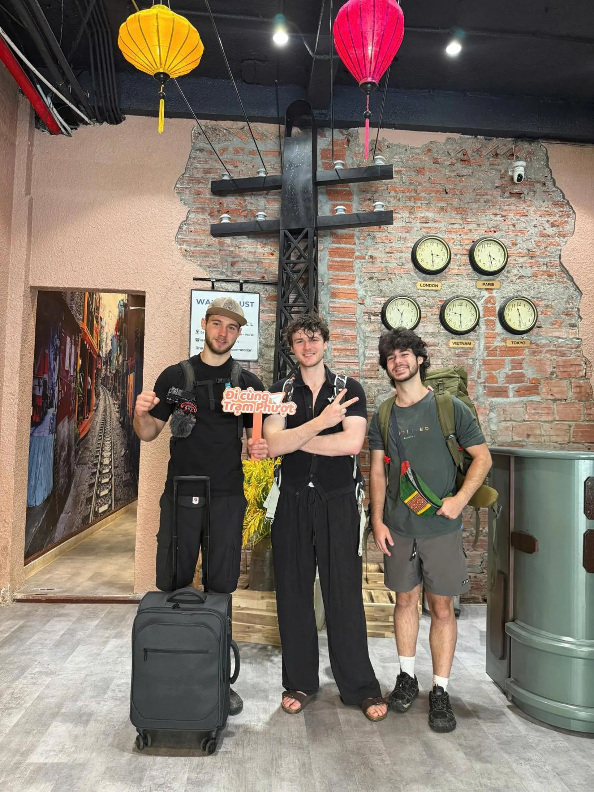 Guests in Wanderlust Station Hostel