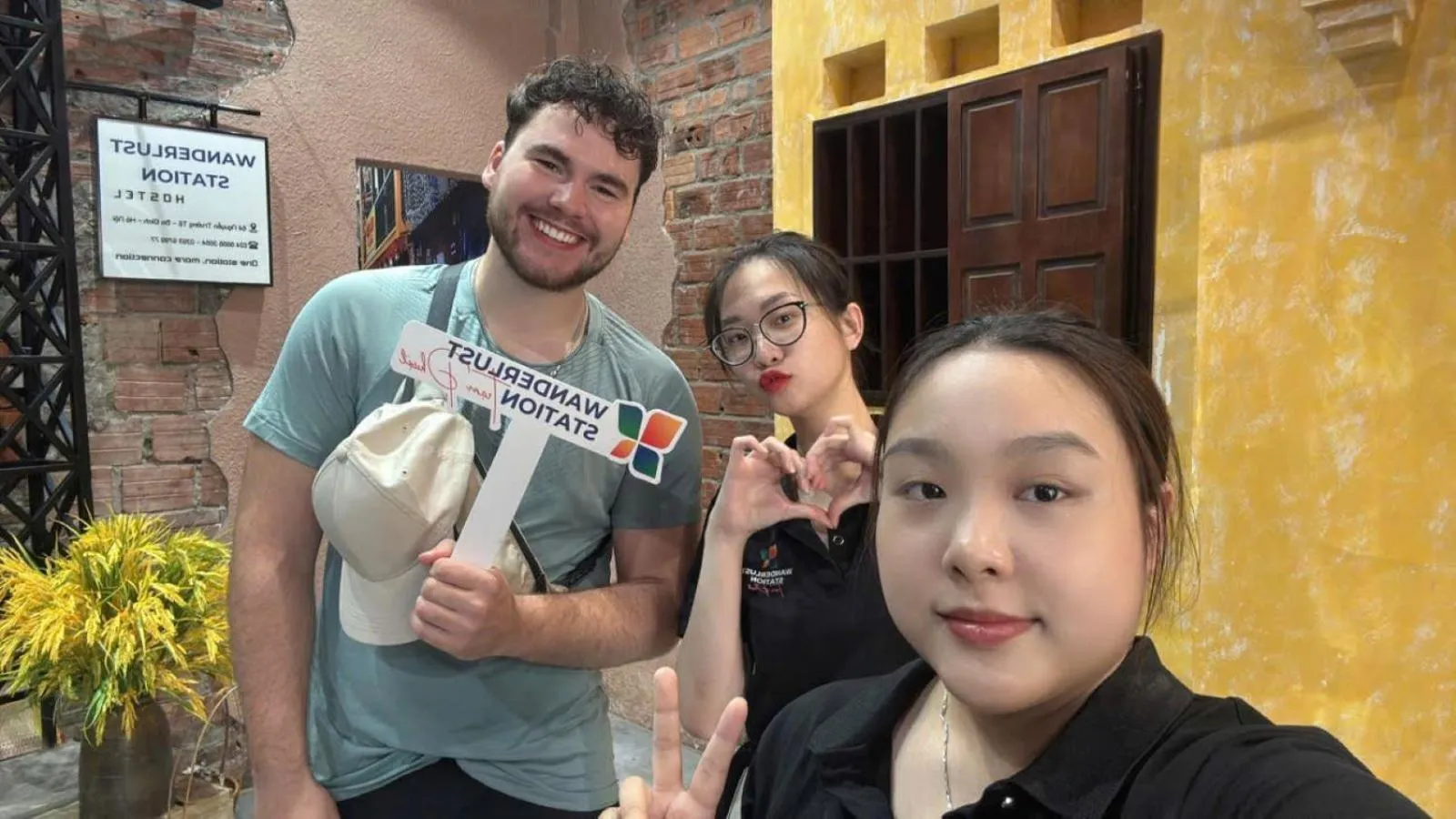 Guests in Wanderlust Station Hostel