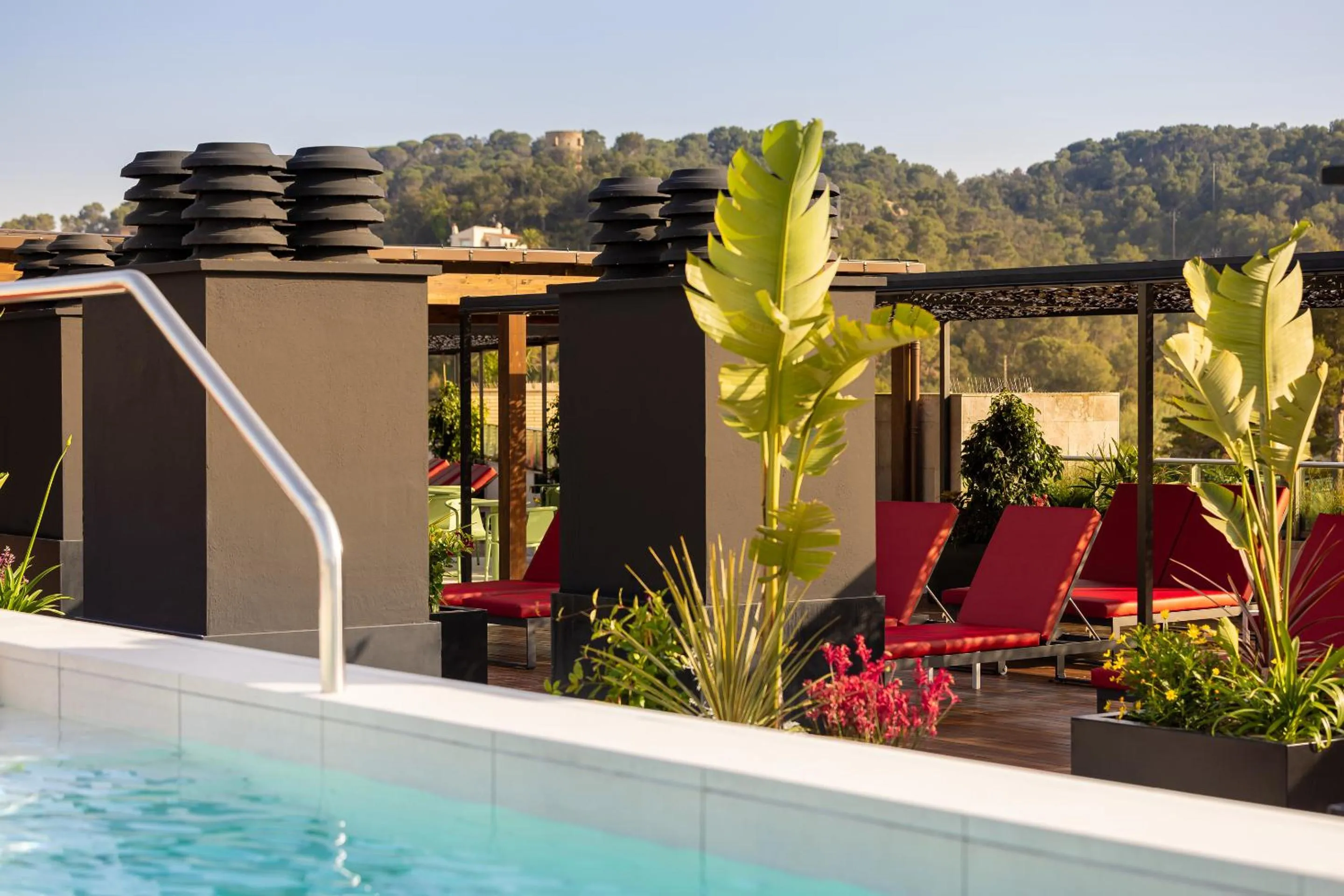 Solarium in Golden Bahía de Tossa & Spa 4* Sup.