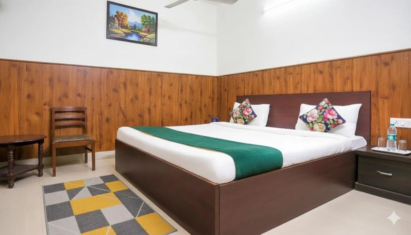 Bed in Shri Sai Guest House - Opp Azadpur Main Mandi I Couple Friendly I Metro Access