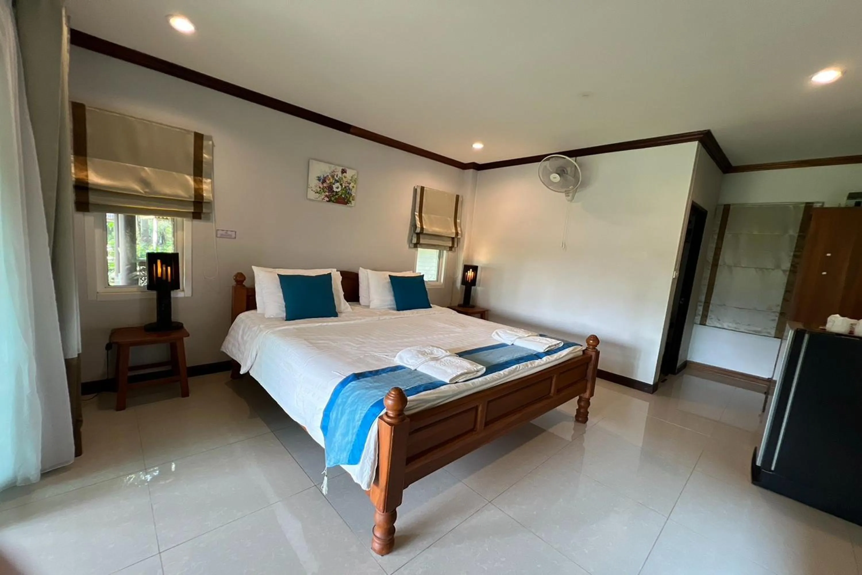 Bedroom, Bed in Baan Nam Pen Resort