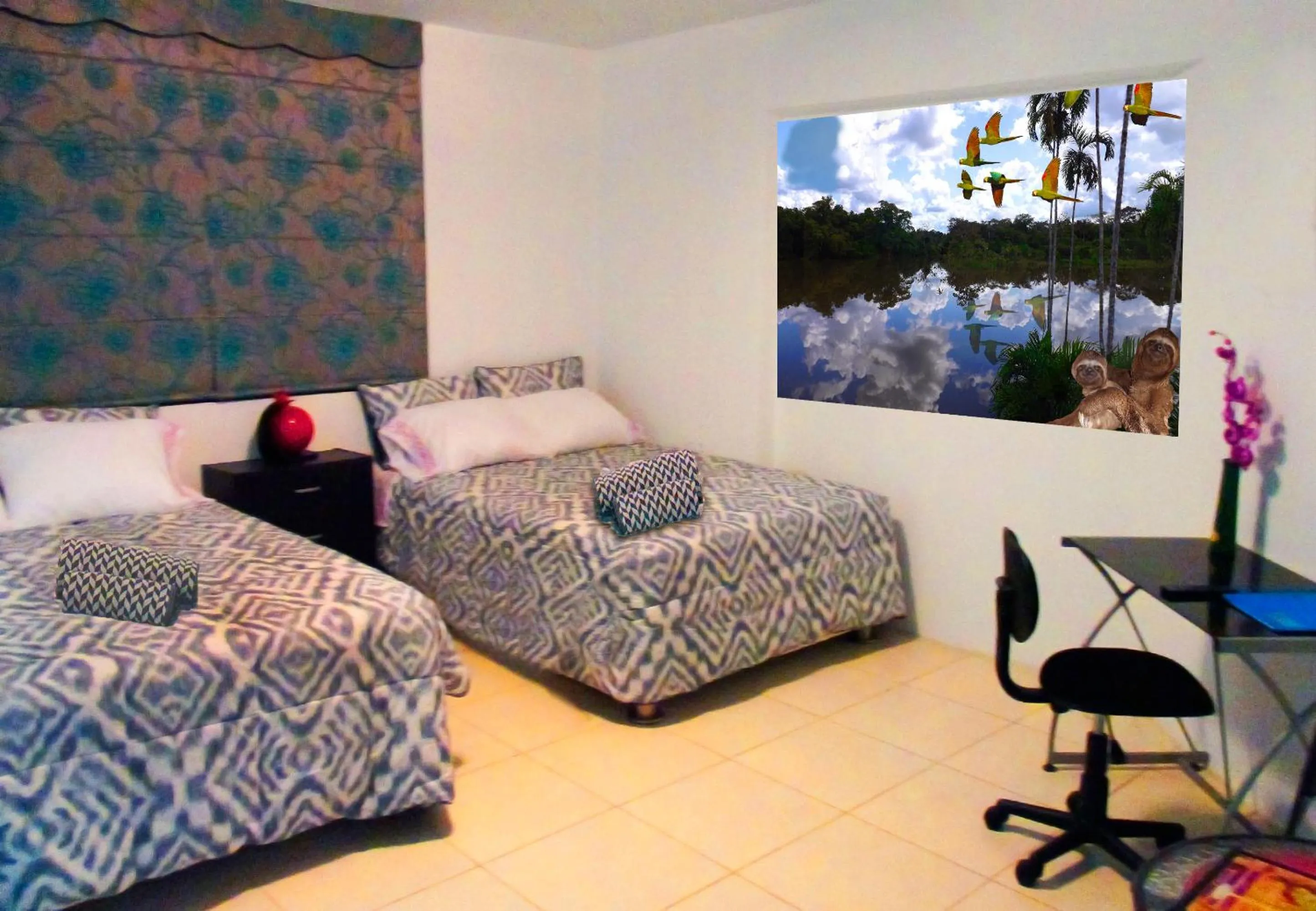 Bed in Magicperu Apart Hotel