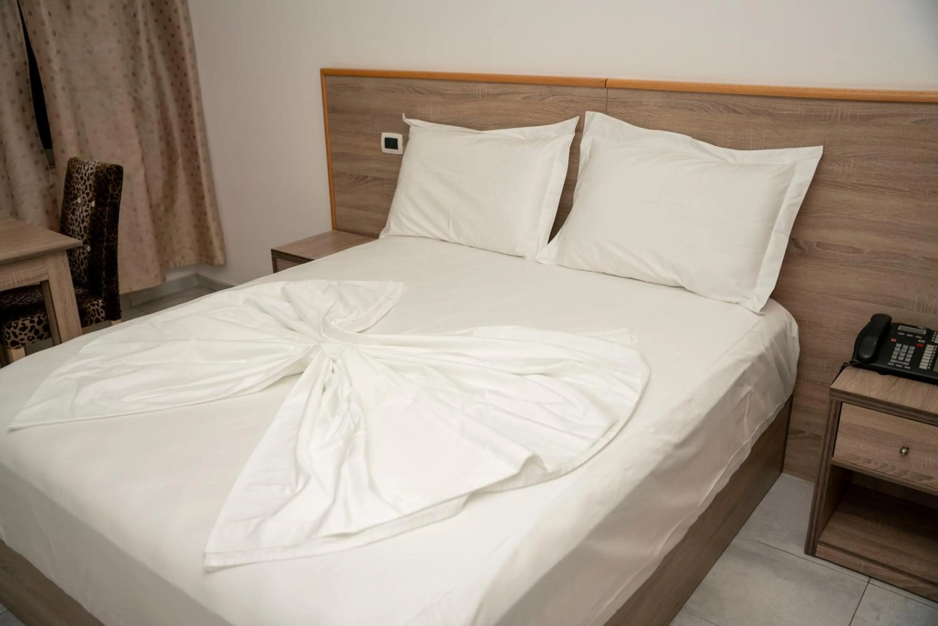 Bed in Hotel Pernoca