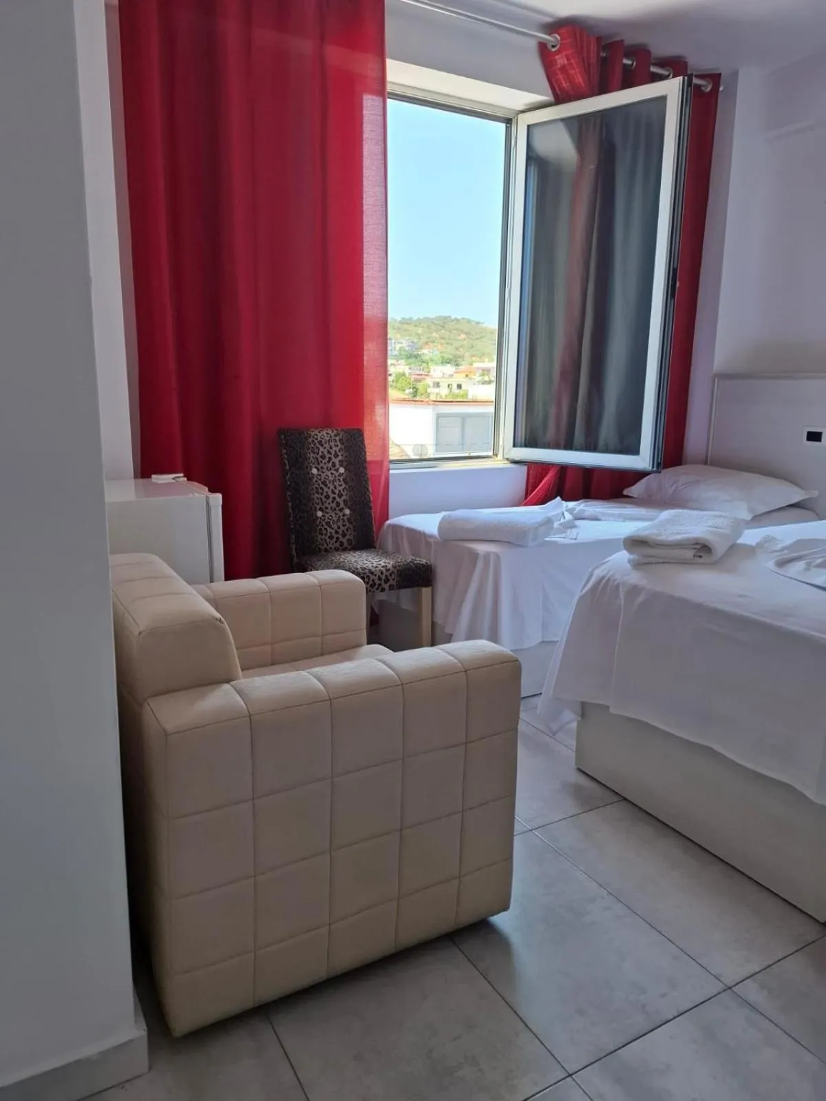 Bed in Hotel Pernoca