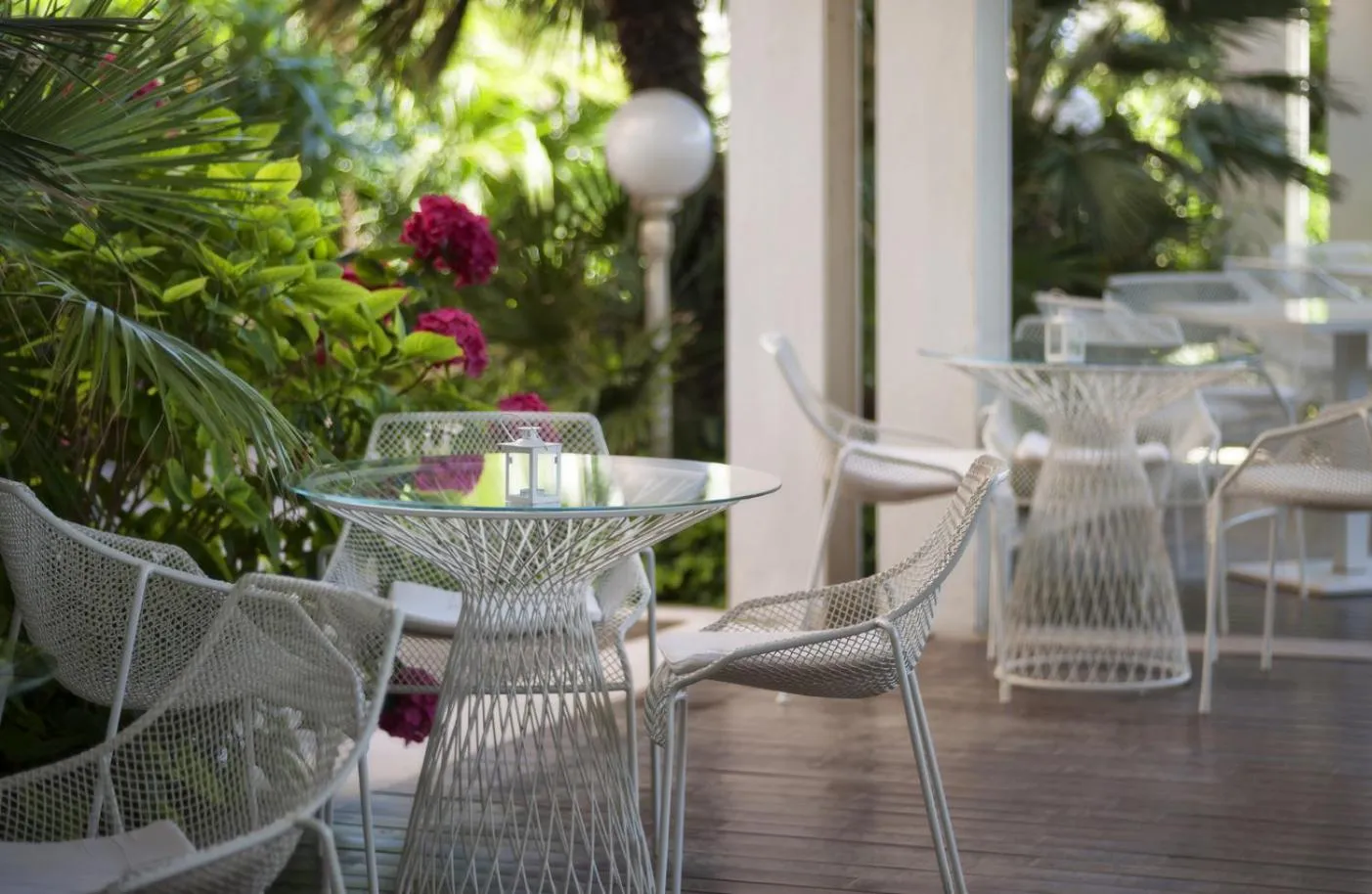 Patio in Hotel Roma