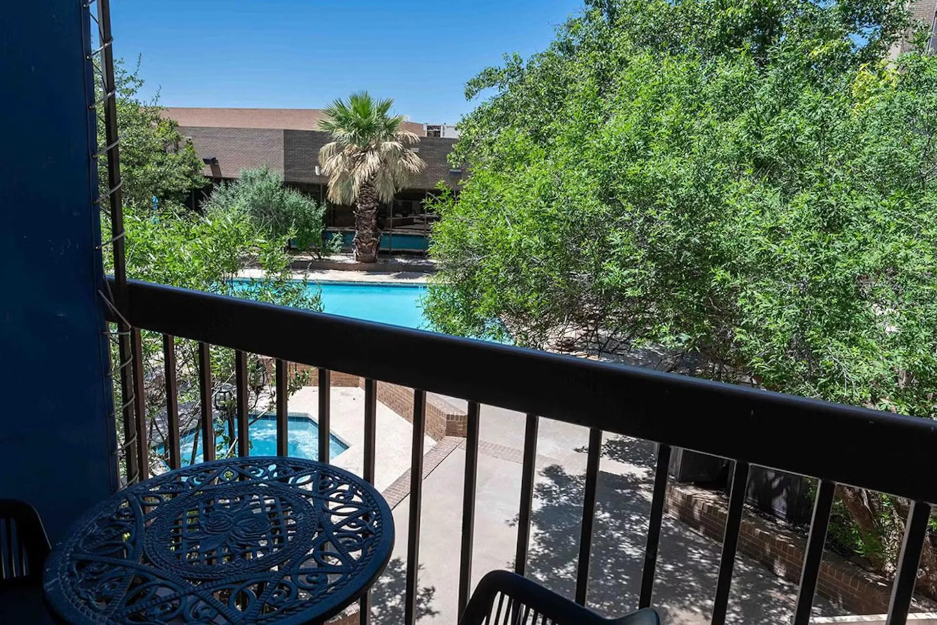 Pool view in MCM Elegante Hotel