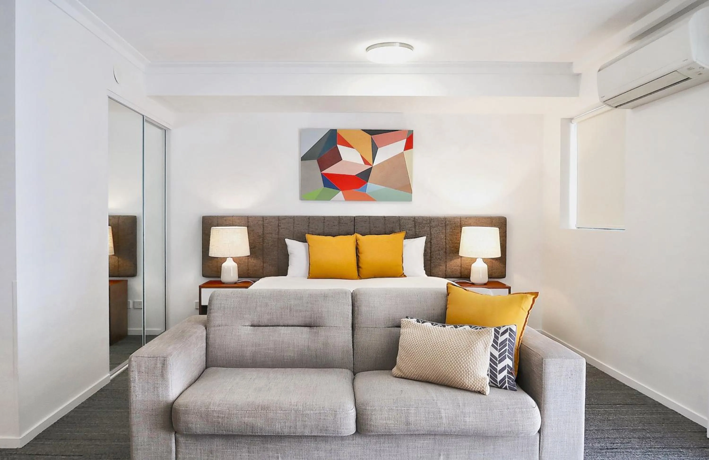 Bed in Quest Kelvin Grove