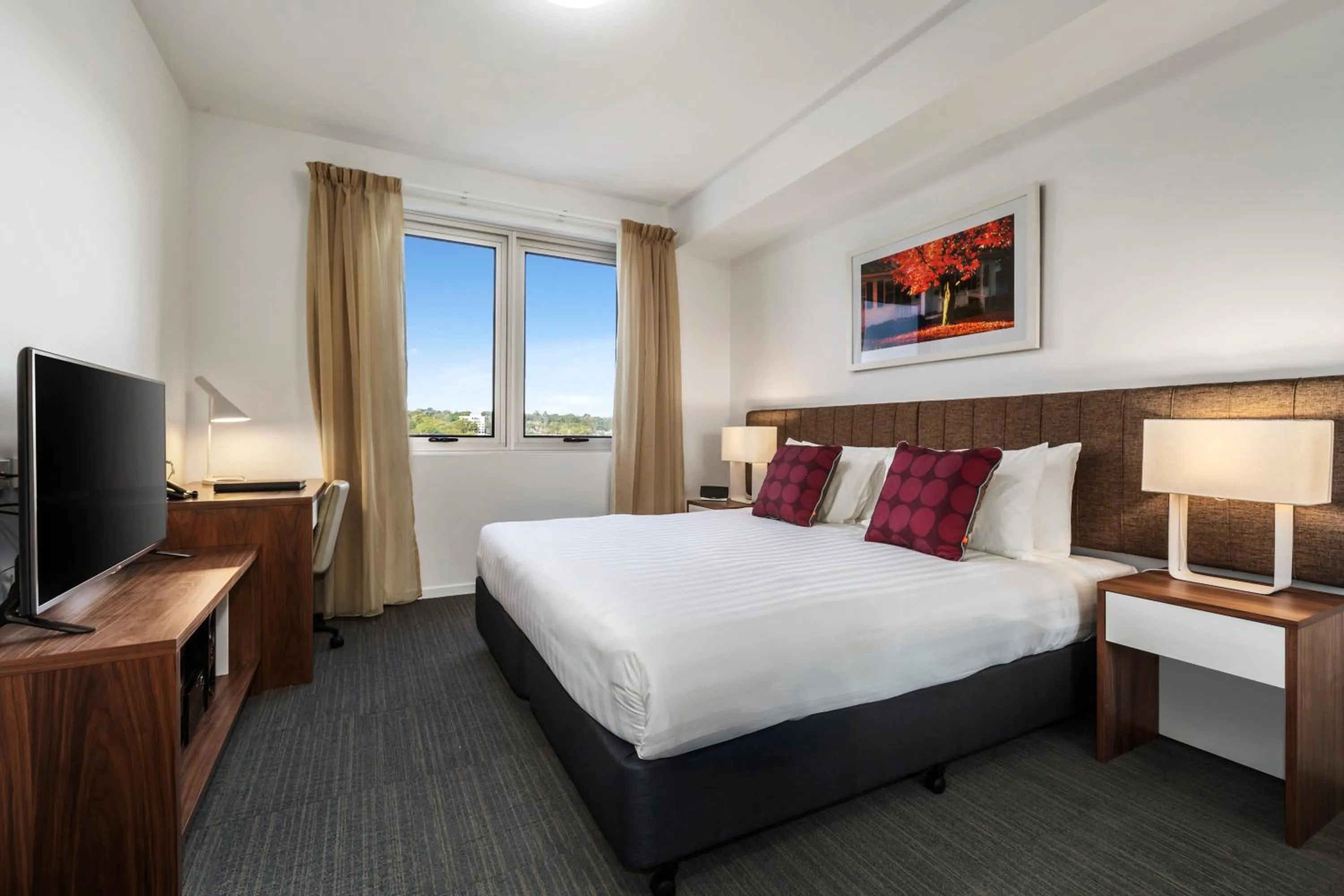 Bed in Quest Toowoomba