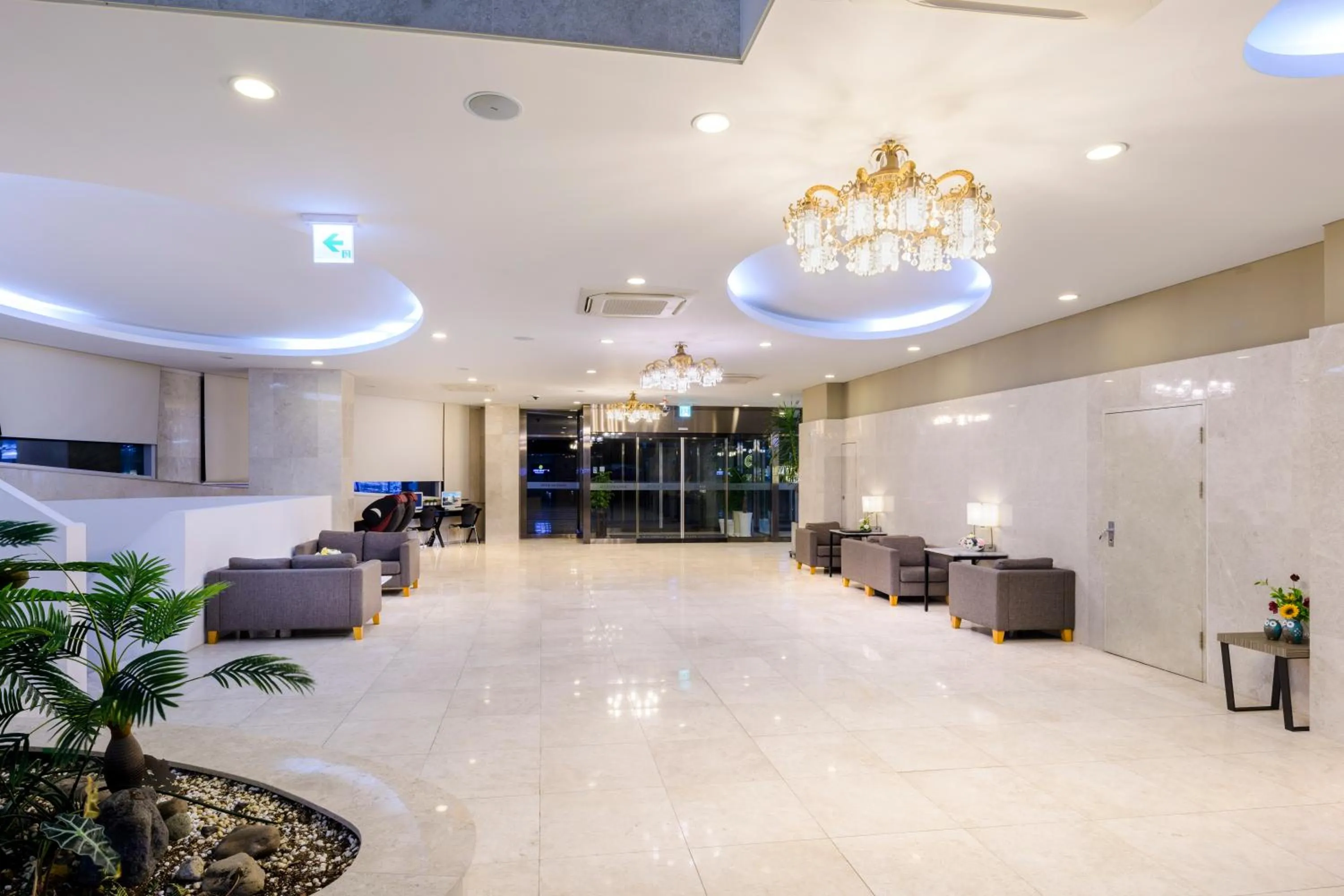 Lobby or reception in Shin Shin Hotel Jeju Worldcup
