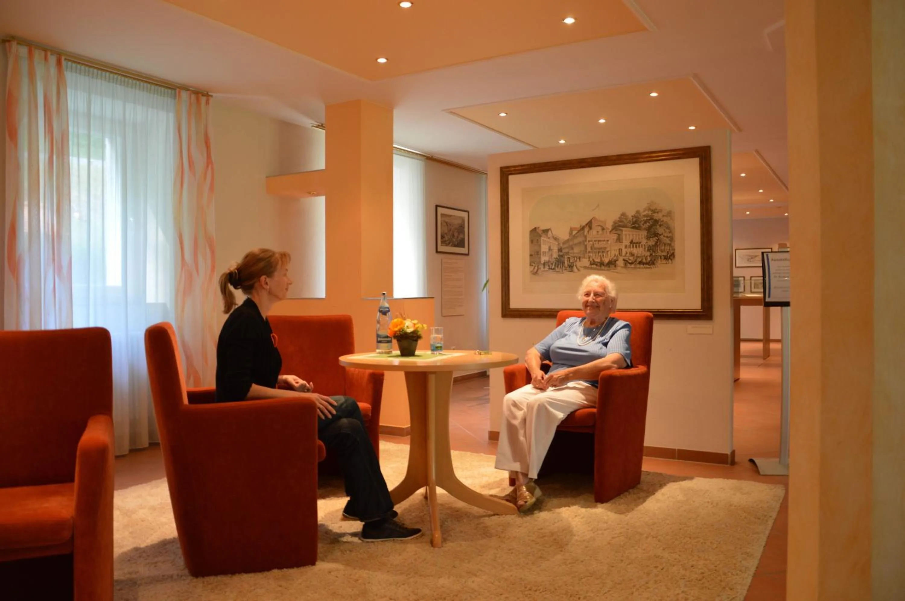 Lobby or reception in GesundheitsHotel Das Bad Peterstal