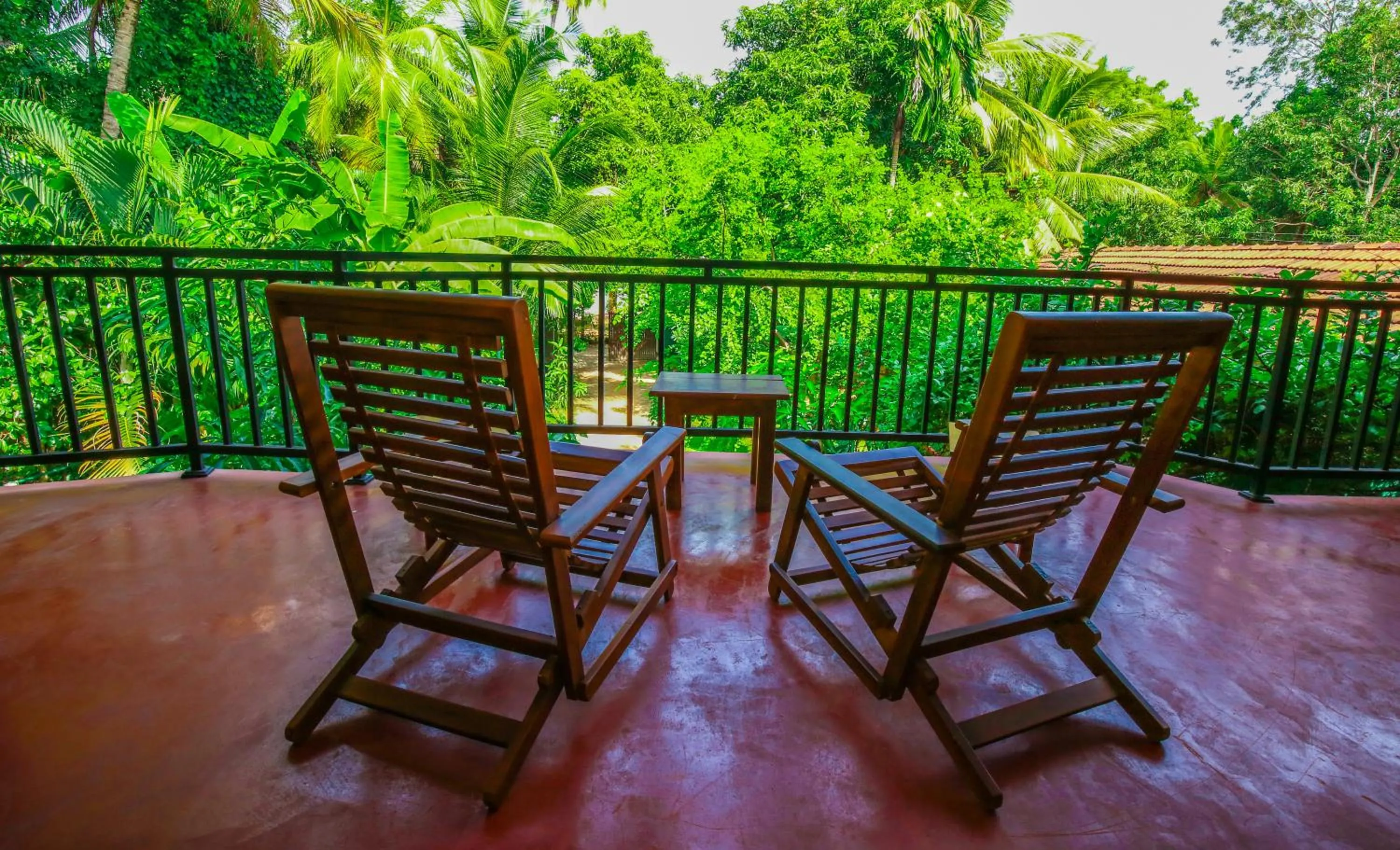 Balcony/Terrace in La Safari Inn Tissamaharama