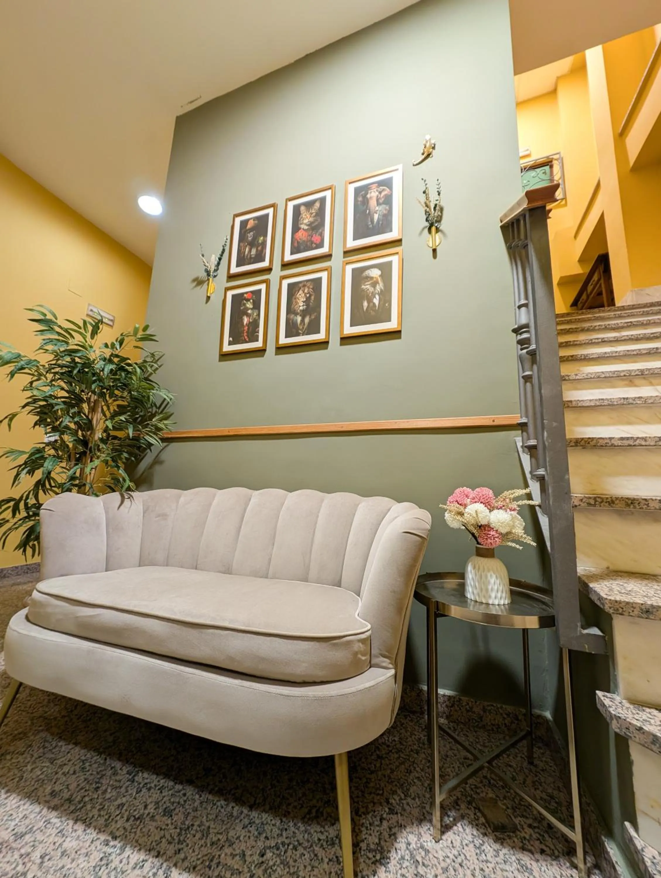 Lobby or reception in Hospedería Puerta de la Catedral