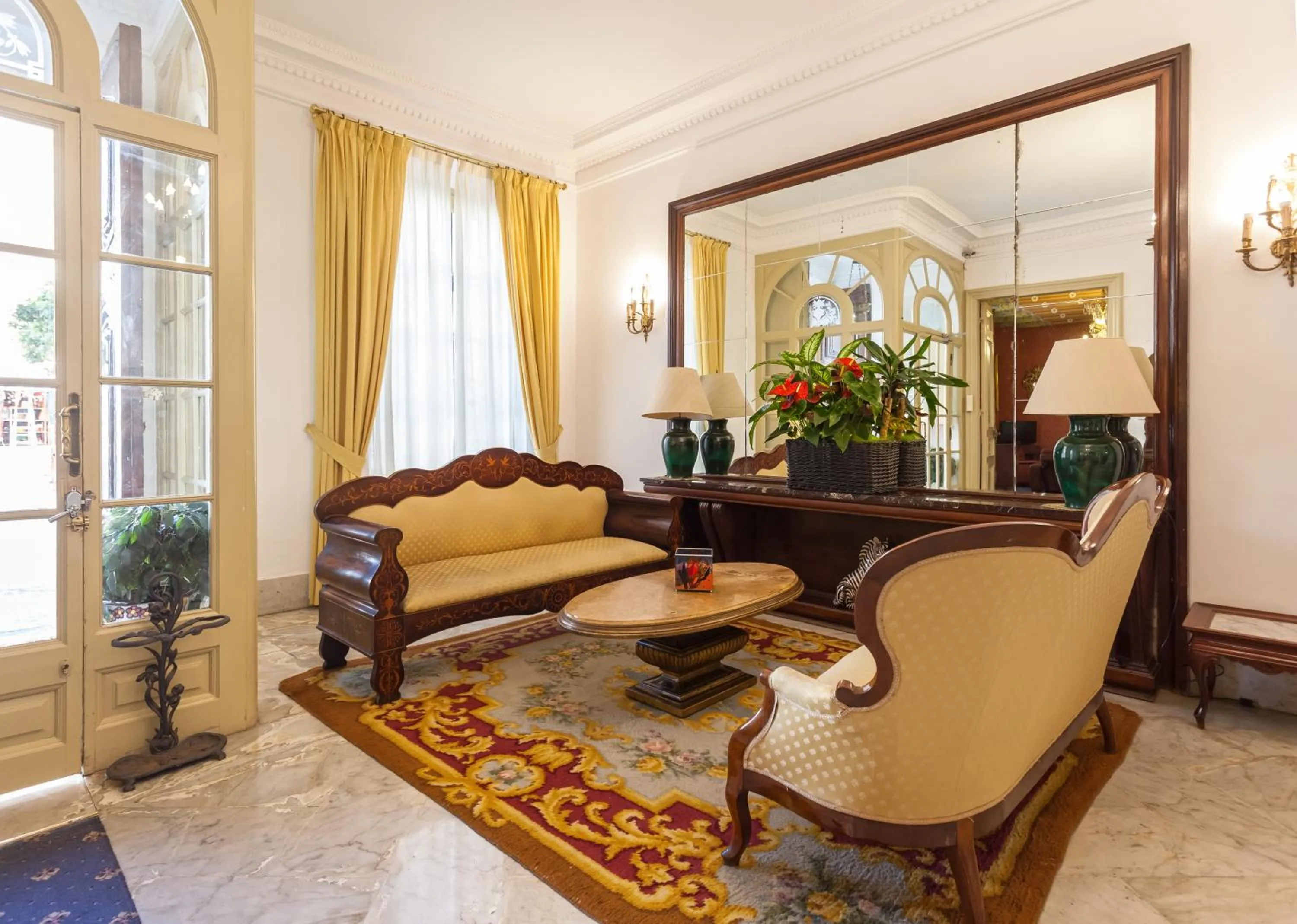 Lobby or reception in Hotel Diana