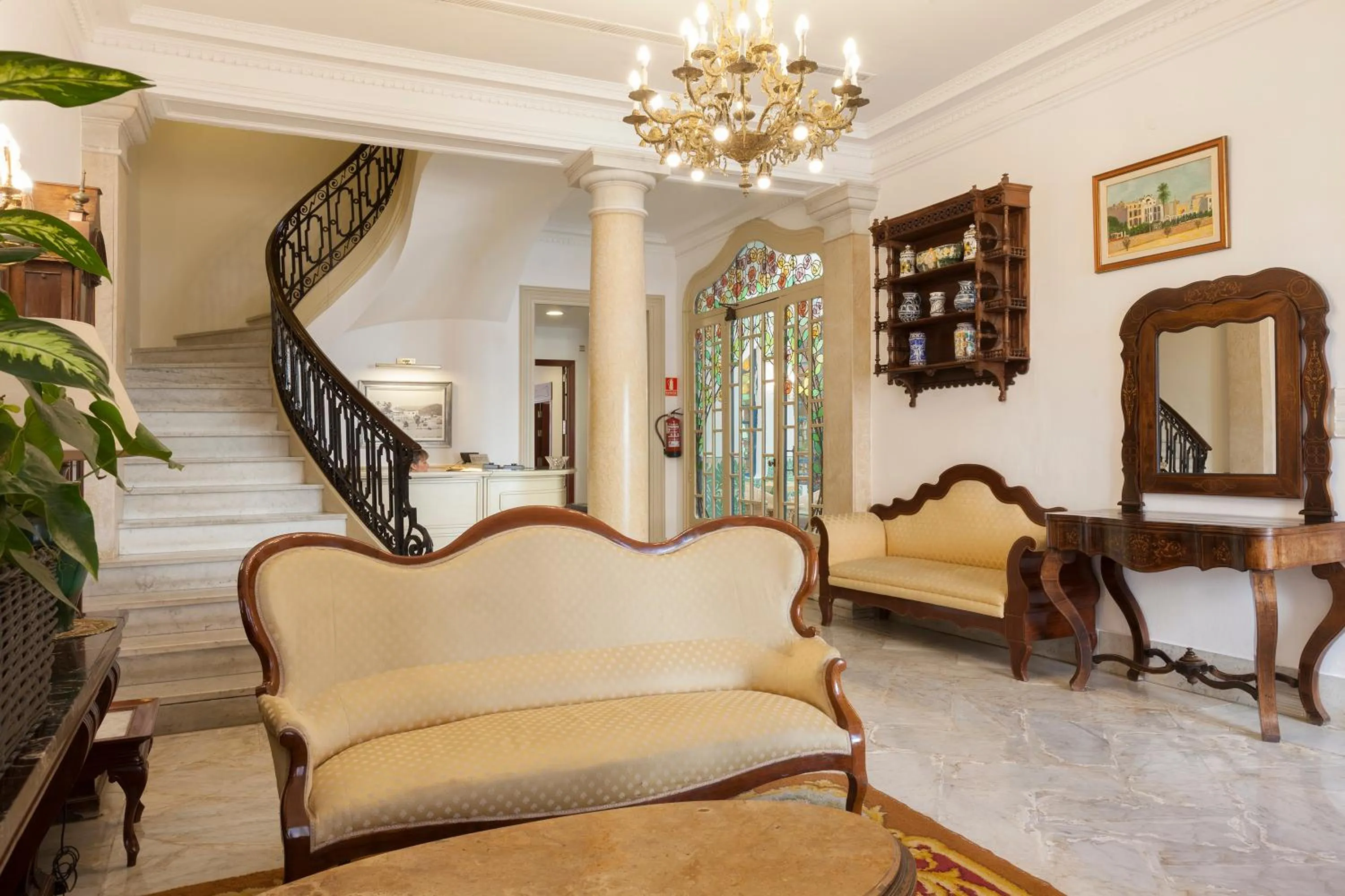 Lobby or reception in Hotel Diana