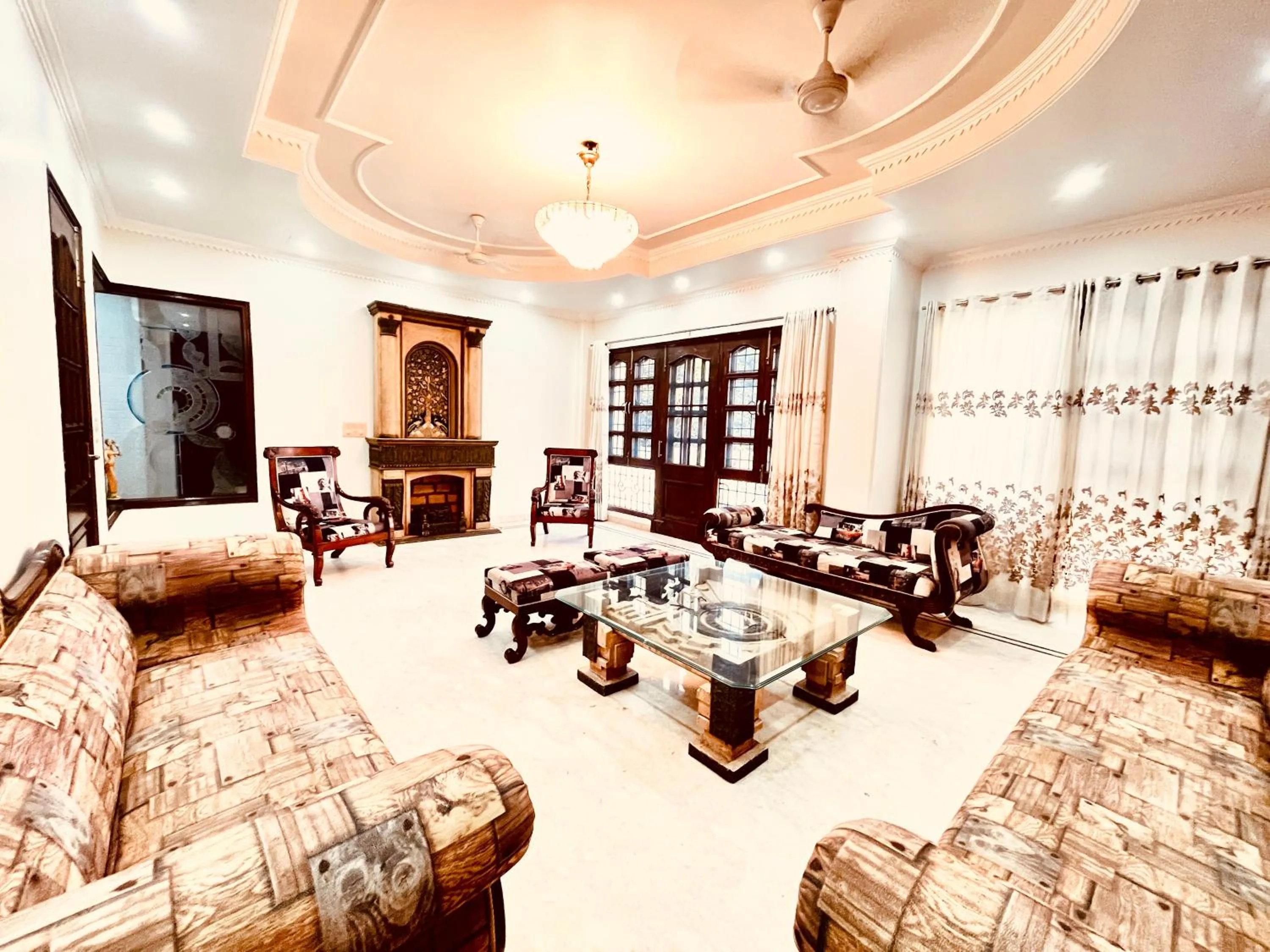 Living room in South INN near AIIMS Hospital Green Park South Delhi